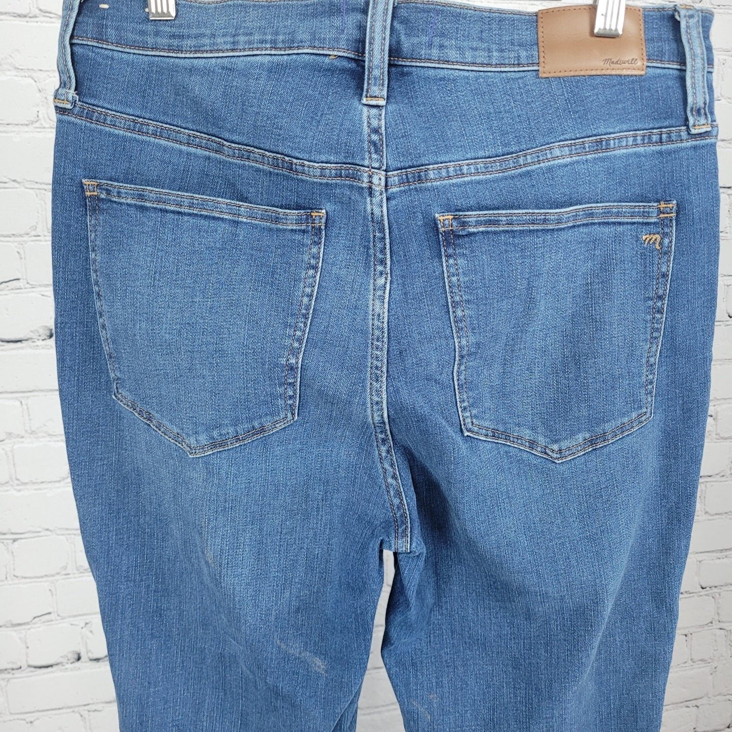 Madewell Blue Denim 10" Roadtripper Medium Wash Skinny Jeans 30 (31x29)