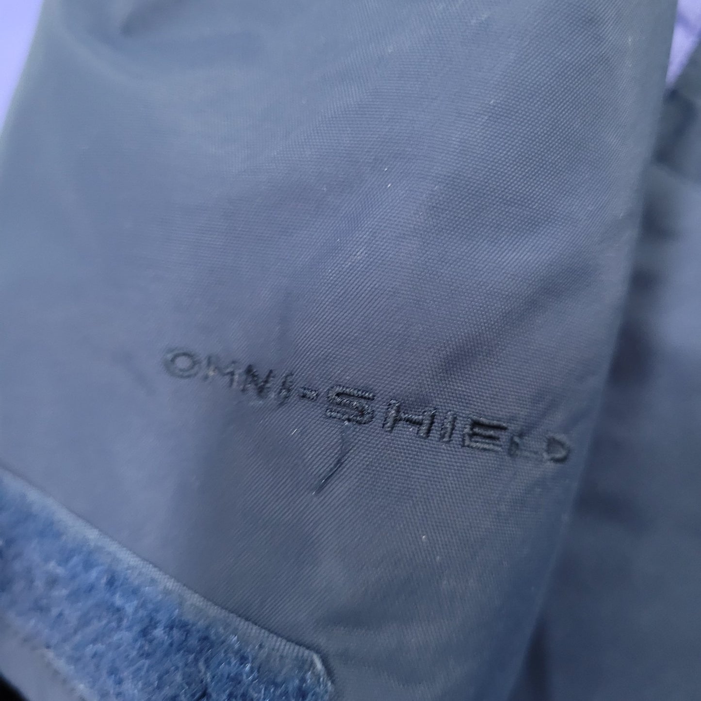 Columbia Omni Shield Purple Blue Insulated Puffer Hooded Jacket Youth L *sm hole