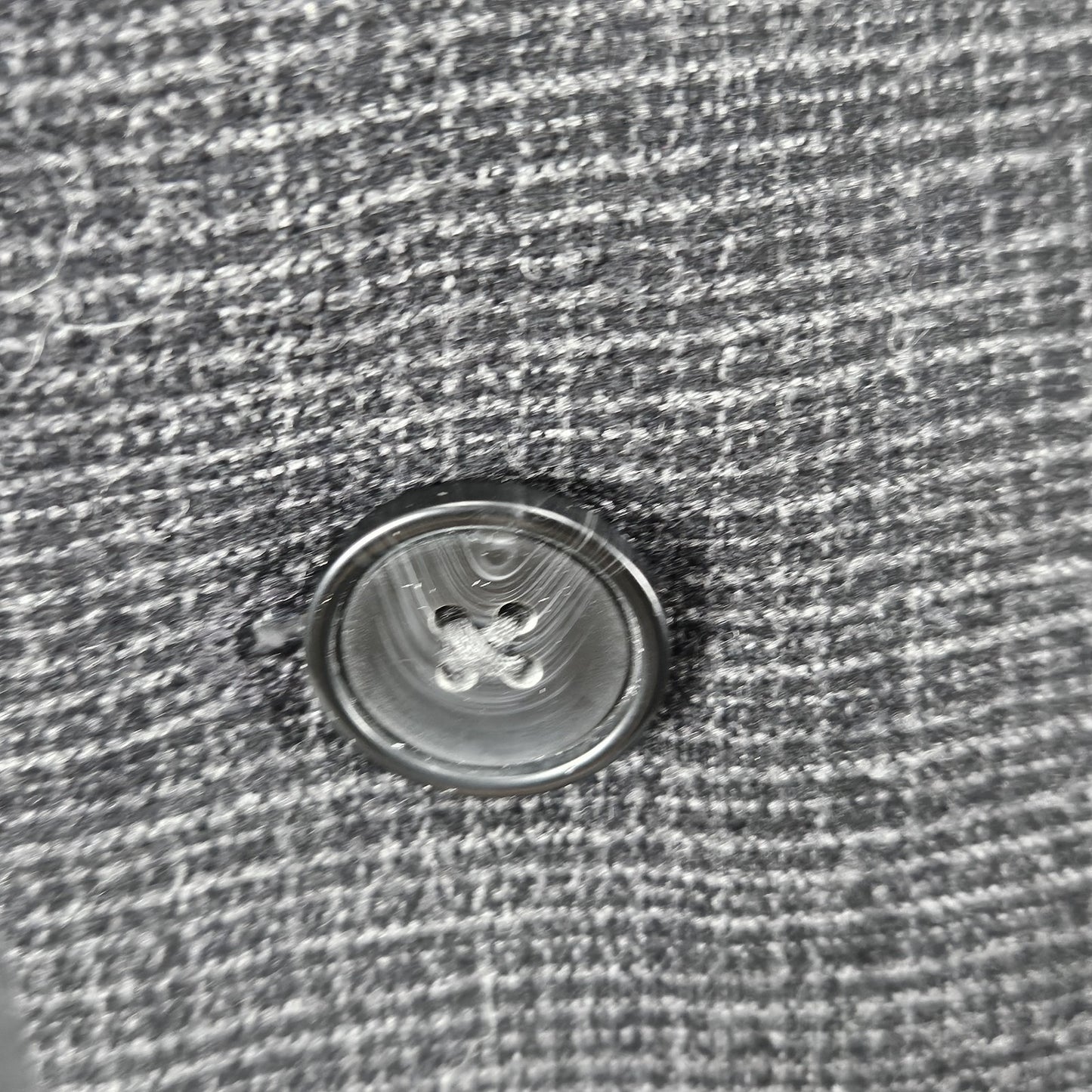 Awearness Kenneth Cole Grey Wool Stretch Slim Fit 2 Button Blazer Sport Coat 44L