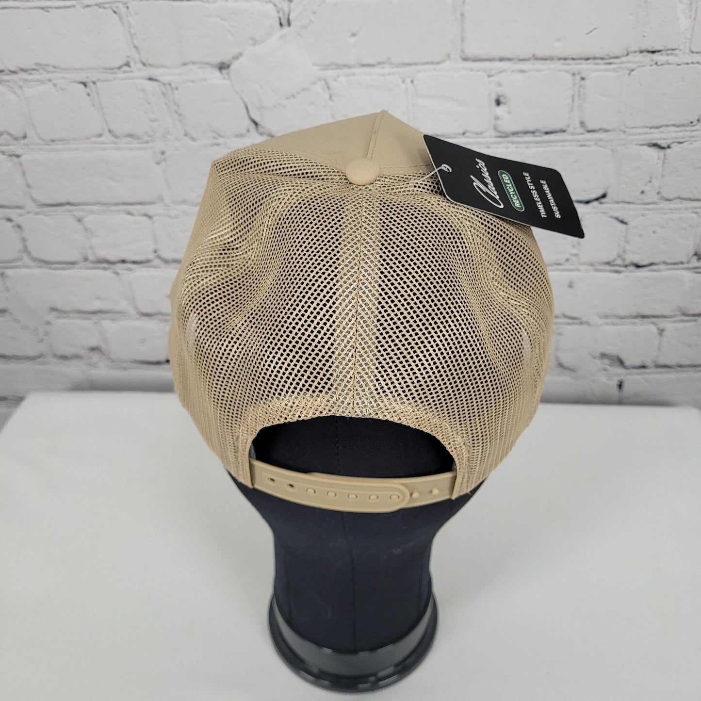 NWD Studio 3 King Cap Tan Classics Adjustable Recycled Materials Trucker Hat O/S