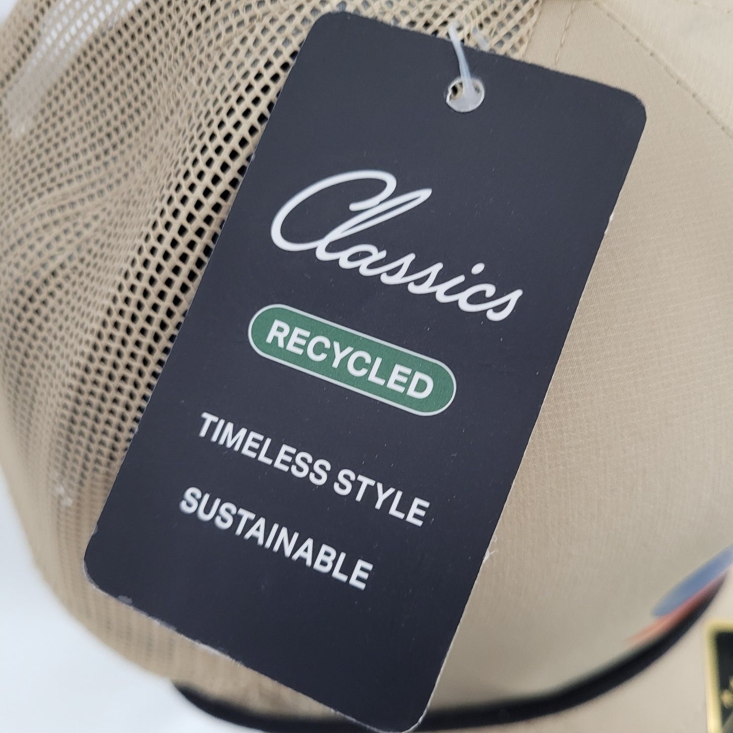 NWD Studio 3 King Cap Tan Classics Adjustable Recycled Materials Trucker Hat O/S