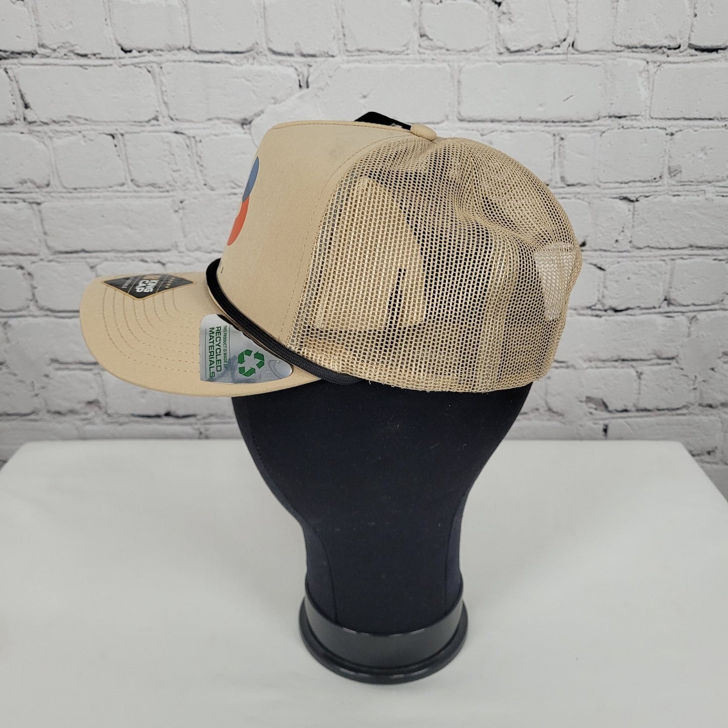 NWD Studio 3 King Cap Tan Classics Adjustable Recycled Materials Trucker Hat O/S