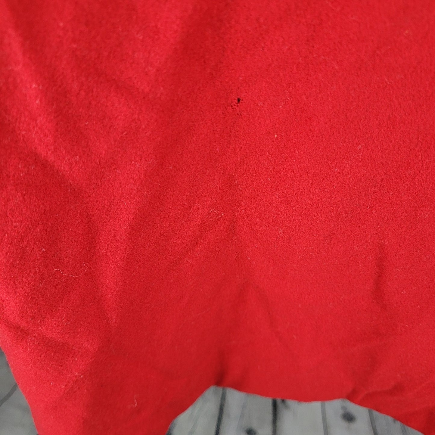 VTG Saks Fifth Avenue Red Wool Buttoned Blazer Jacket Size Large L