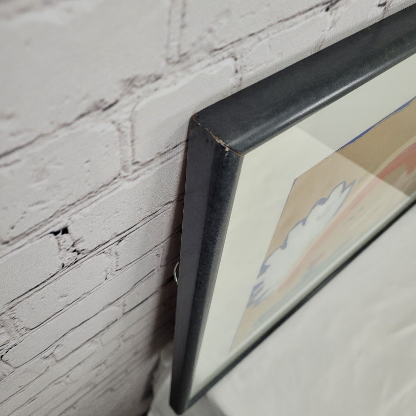 Stacy Tidmore Sun Sky Nature Original Painting Matted Framed Art (29"x22.5")