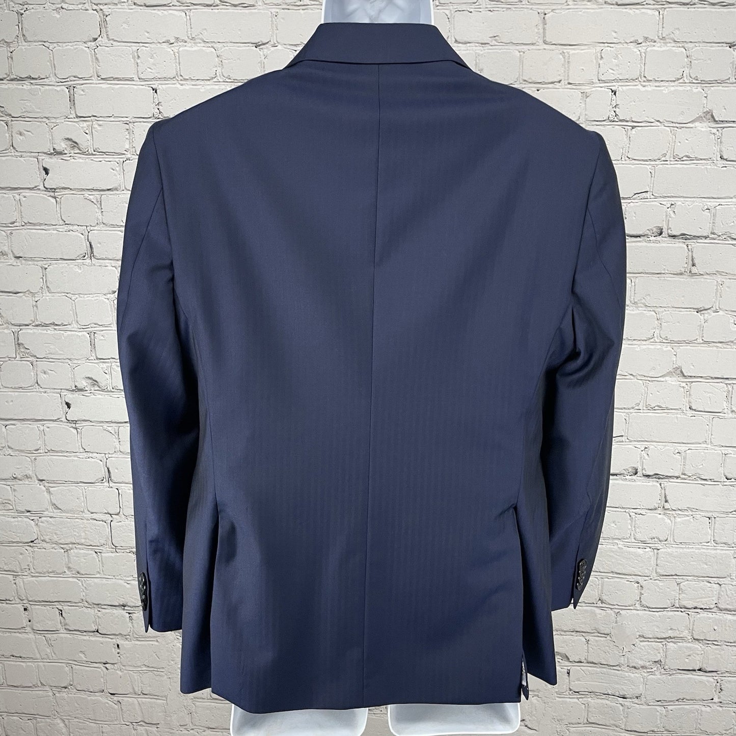 Joseph Abboud Ermenegildo Zenga Blue Wool Two Button Blazer Sport Coat USA 38S