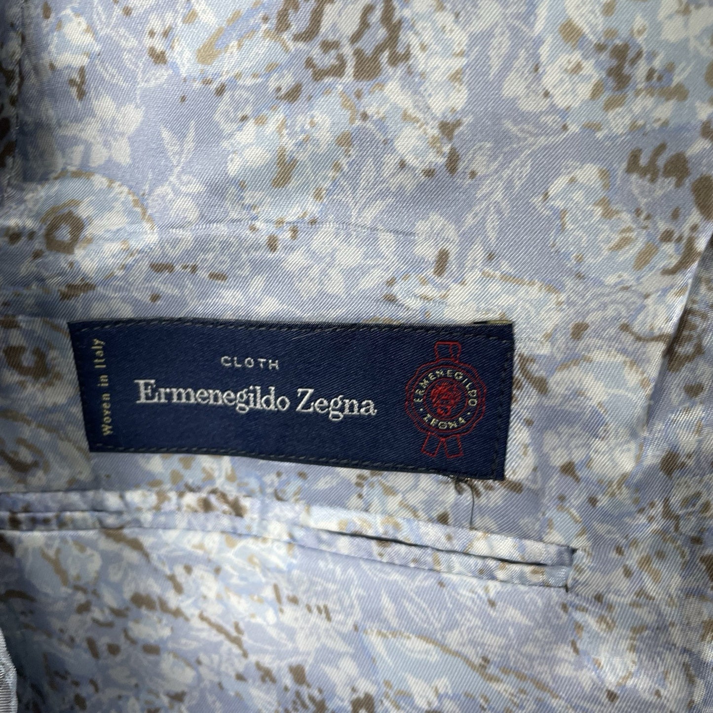 Joseph Abboud Ermenegildo Zenga Blue Wool Two Button Blazer Sport Coat USA 38S