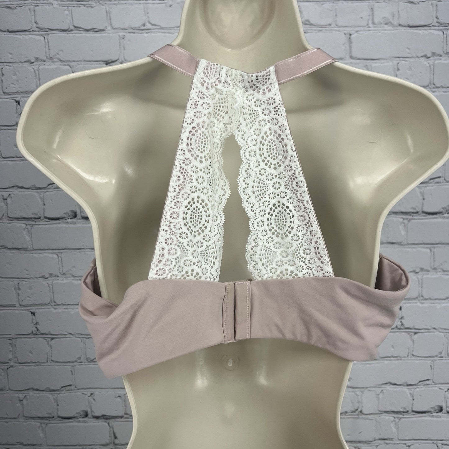 NWT Soma Adobe Rose Embraceable Full Coverage Lace Racerback Underwire Bra 38DDD