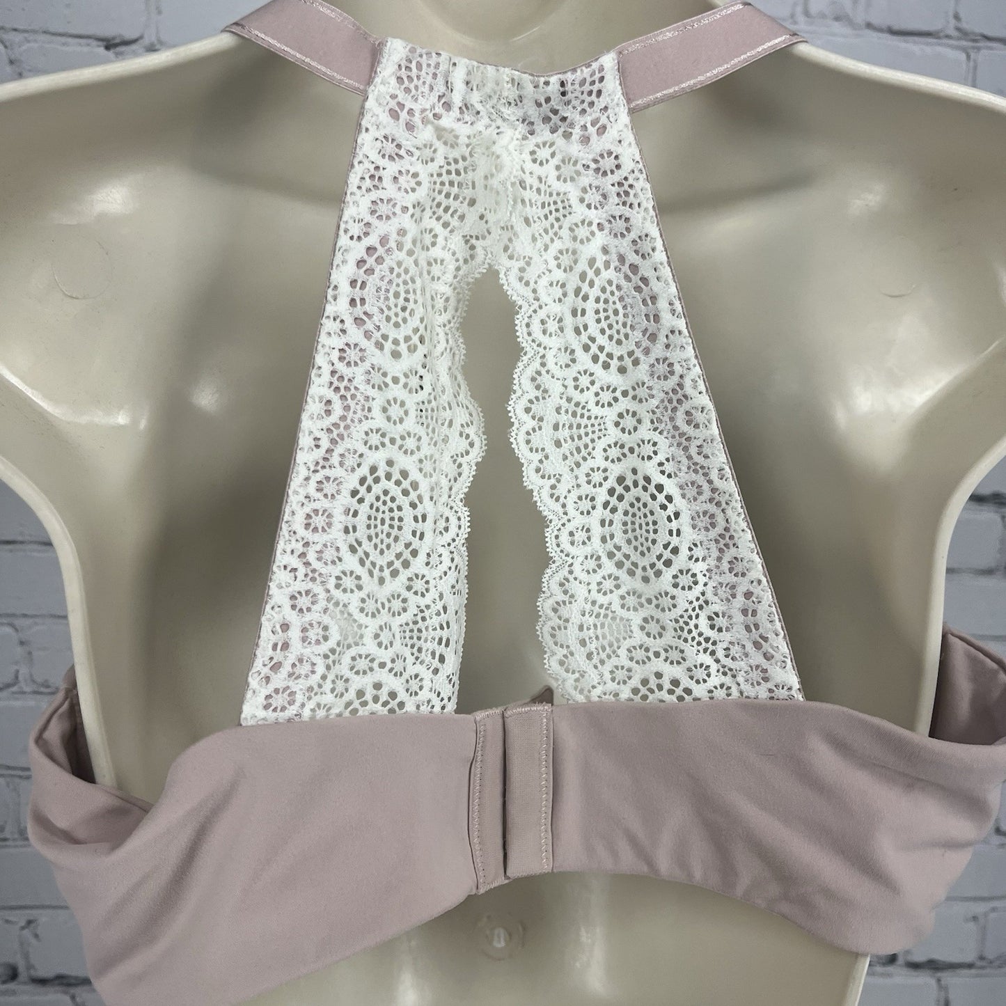 NWT Soma Adobe Rose Embraceable Full Coverage Lace Racerback Underwire Bra 38DDD