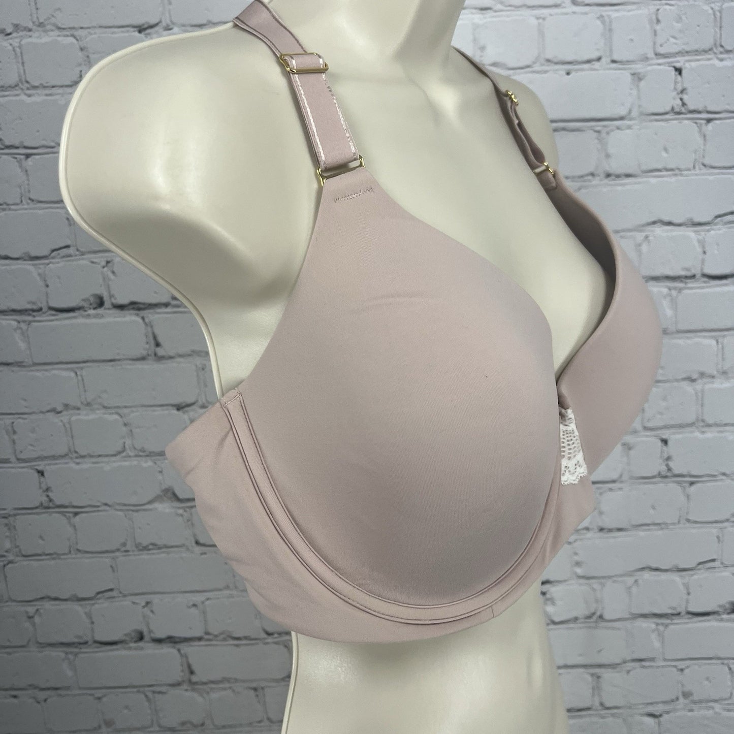 NWT Soma Adobe Rose Embraceable Full Coverage Lace Racerback Underwire Bra 38DDD