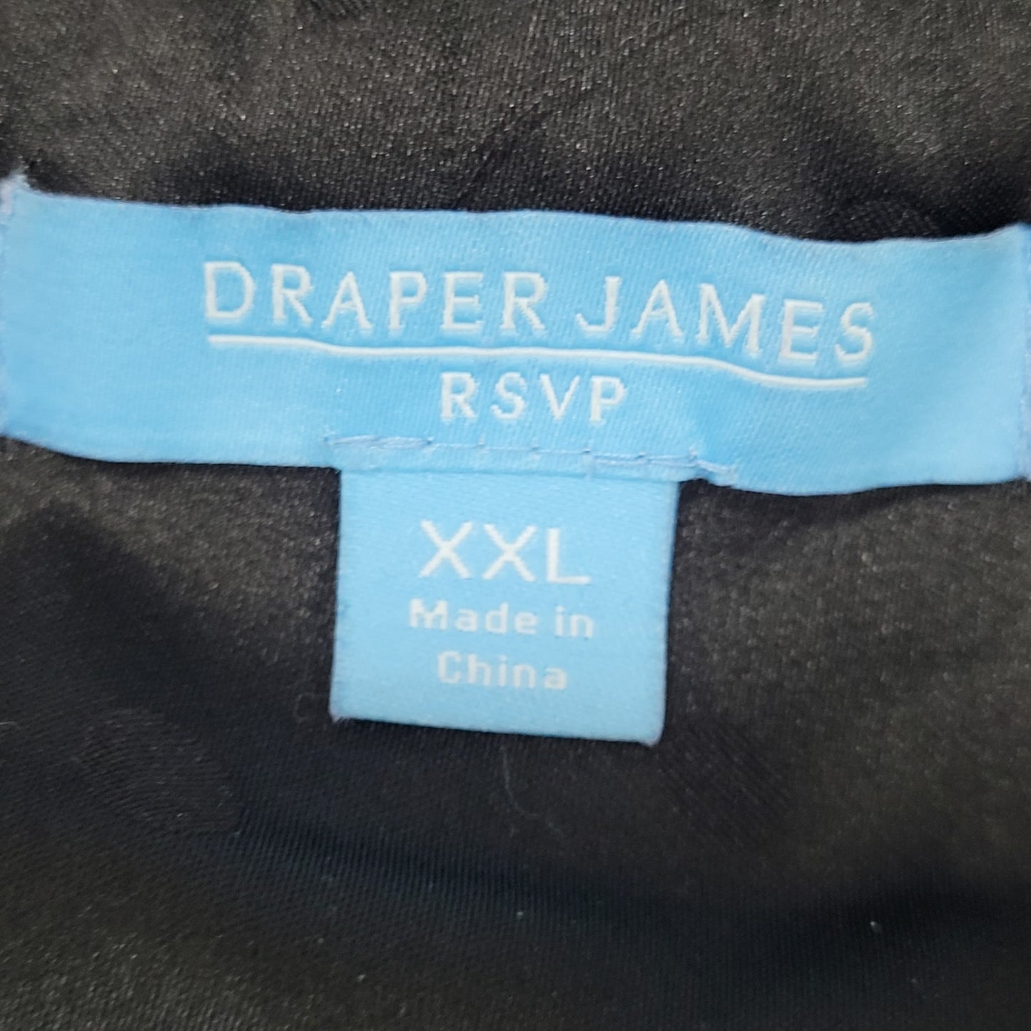 Draper James Black Silky Polka Dot Short Sleeve Wrap Tie Midi Dress Size XXL