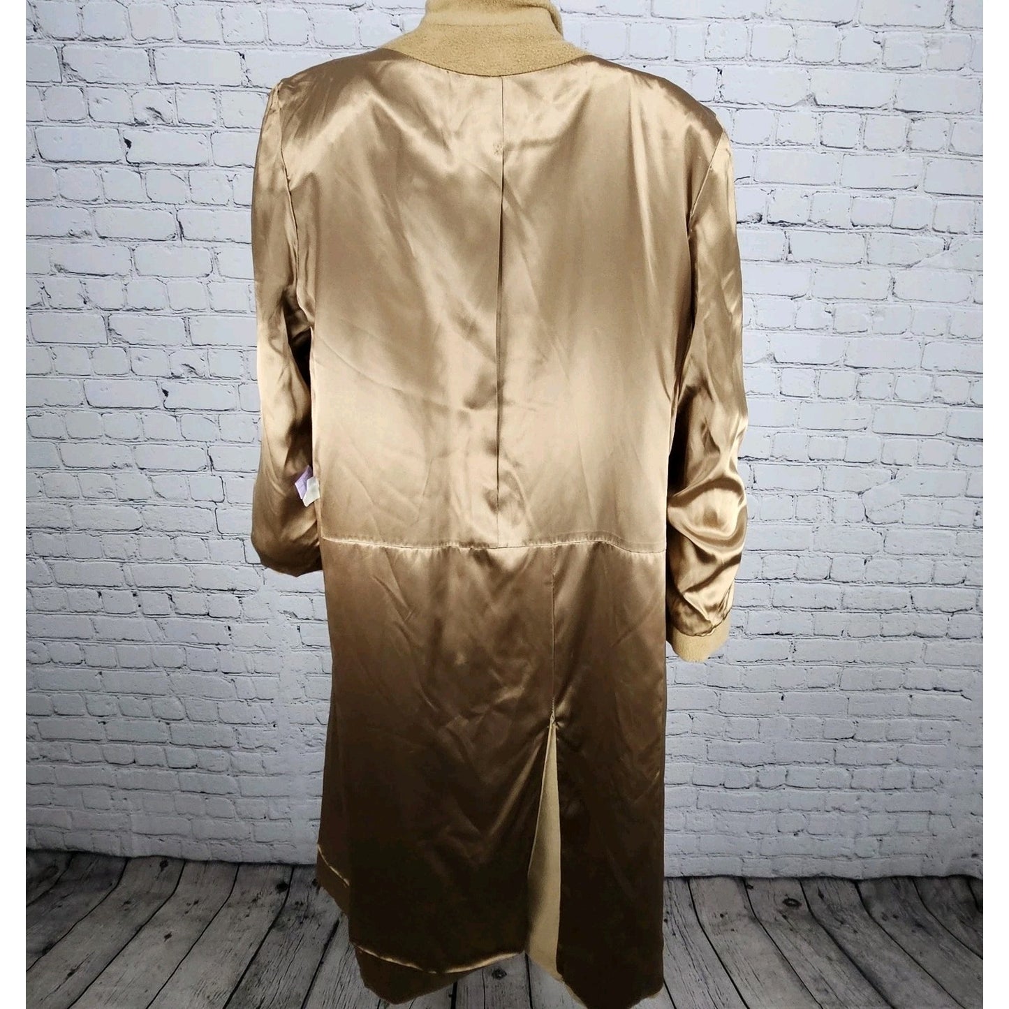 VTG Regency Bergdorf Goodman Tan 100% Pure Camel Hair Pea Coat USA 8