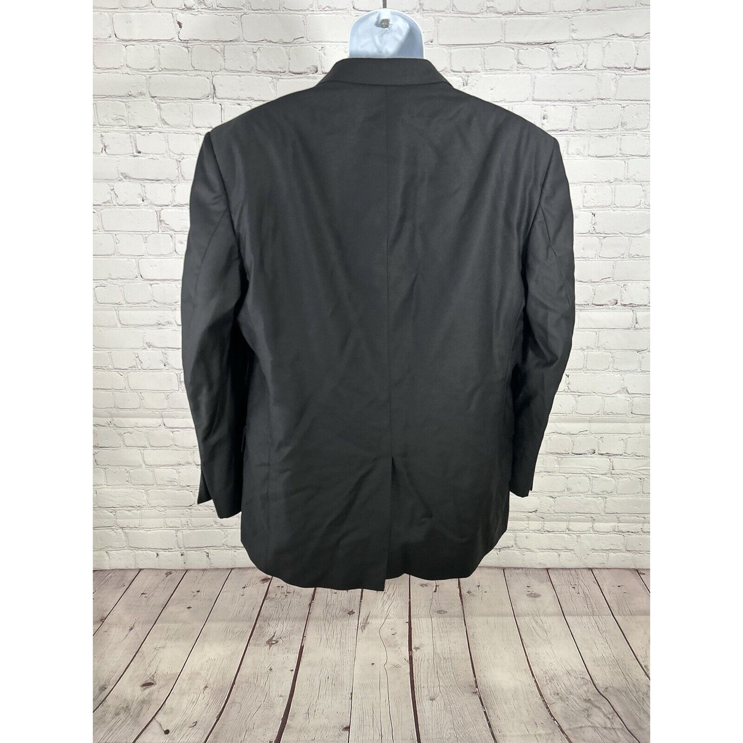 Jos A Bank Black 100% Wool Single Button Notch Tuxedo Suit Jacket Men’s 42R