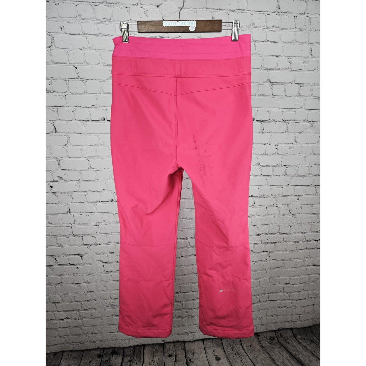Obermeyer Pink Adjustable Waist Fleece Lined Snow Ski Pants Teen XL 18 (28x30)