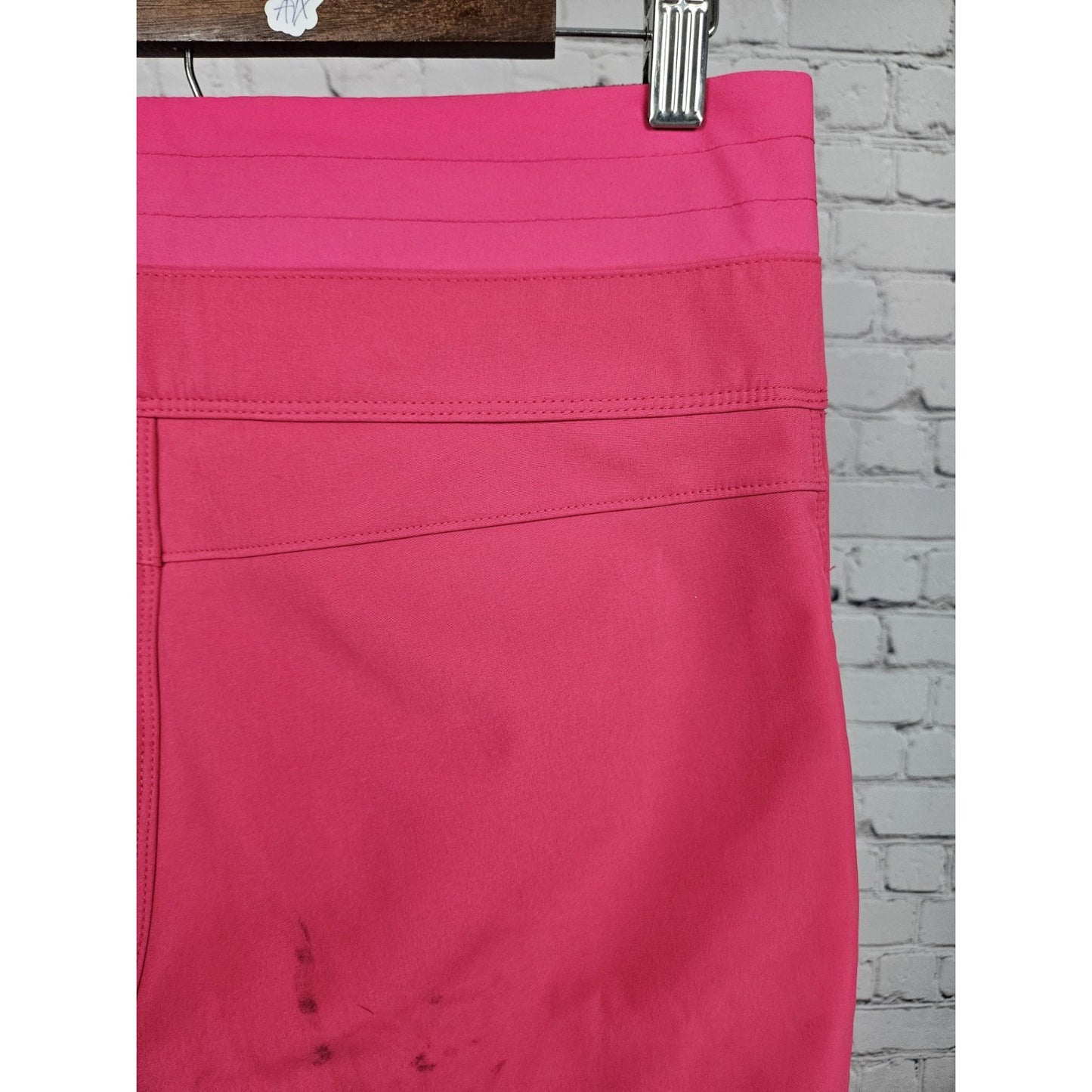 Obermeyer Pink Adjustable Waist Fleece Lined Snow Ski Pants Teen XL 18 (28x30)