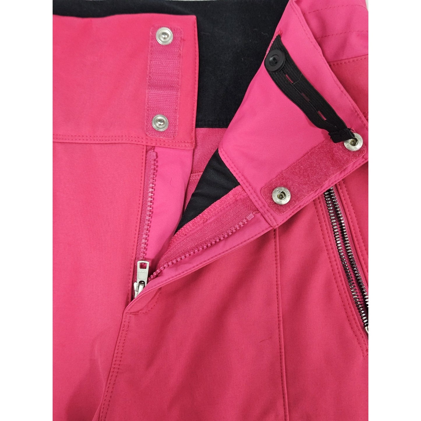 Obermeyer Pink Adjustable Waist Fleece Lined Snow Ski Pants Teen XL 18 (28x30)