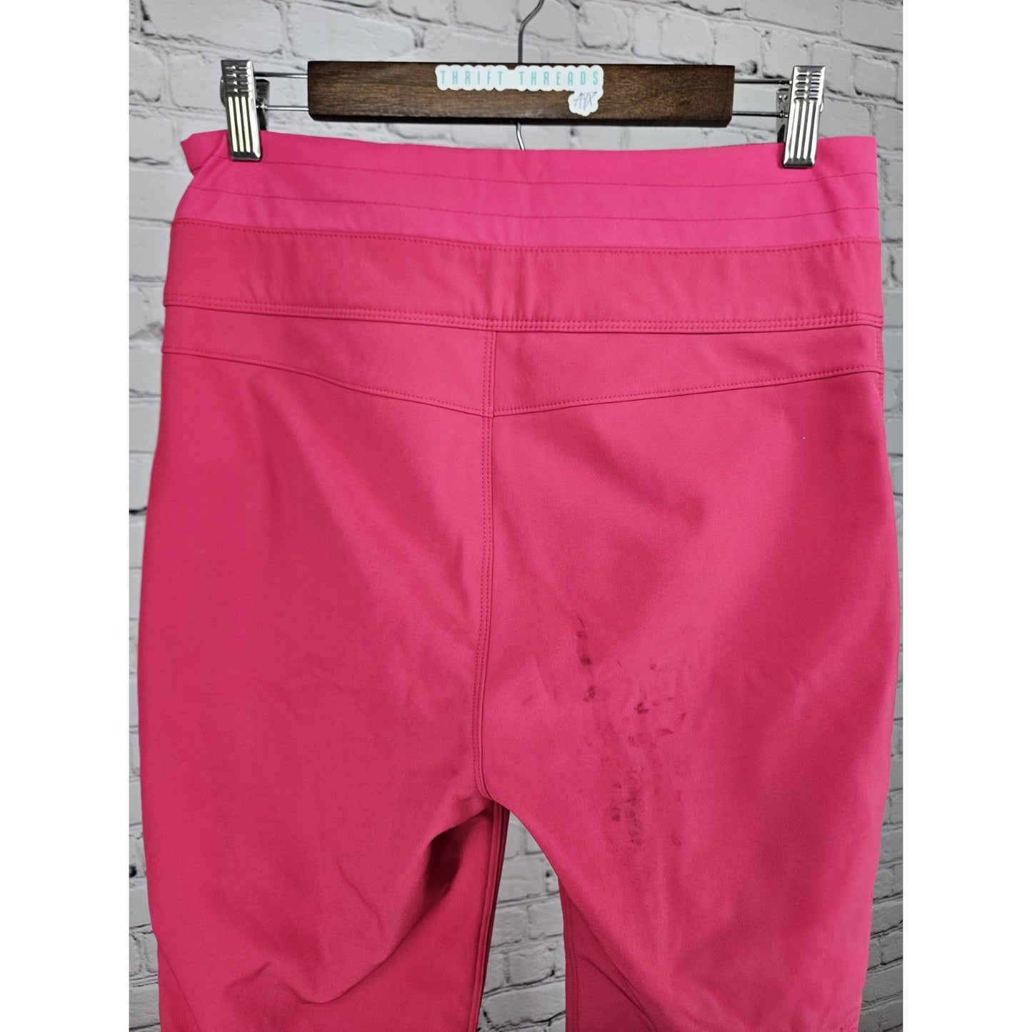 Obermeyer Pink Adjustable Waist Fleece Lined Snow Ski Pants Teen XL 18 (28x30)
