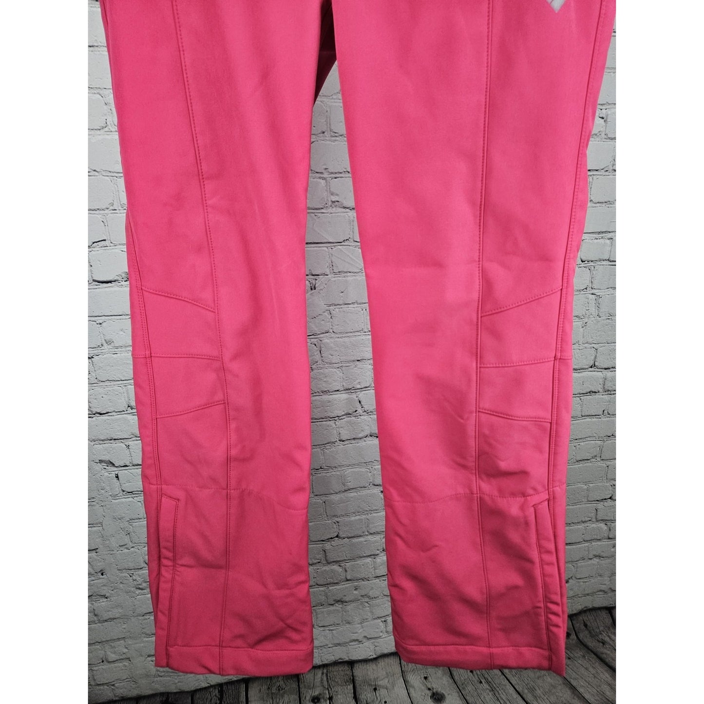 Obermeyer Pink Adjustable Waist Fleece Lined Snow Ski Pants Teen XL 18 (28x30)