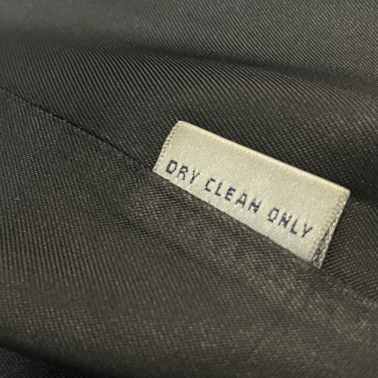 VTG Brooks Brothers Black 100% Wool Classic Buttoned Long Over Coat Size Large L