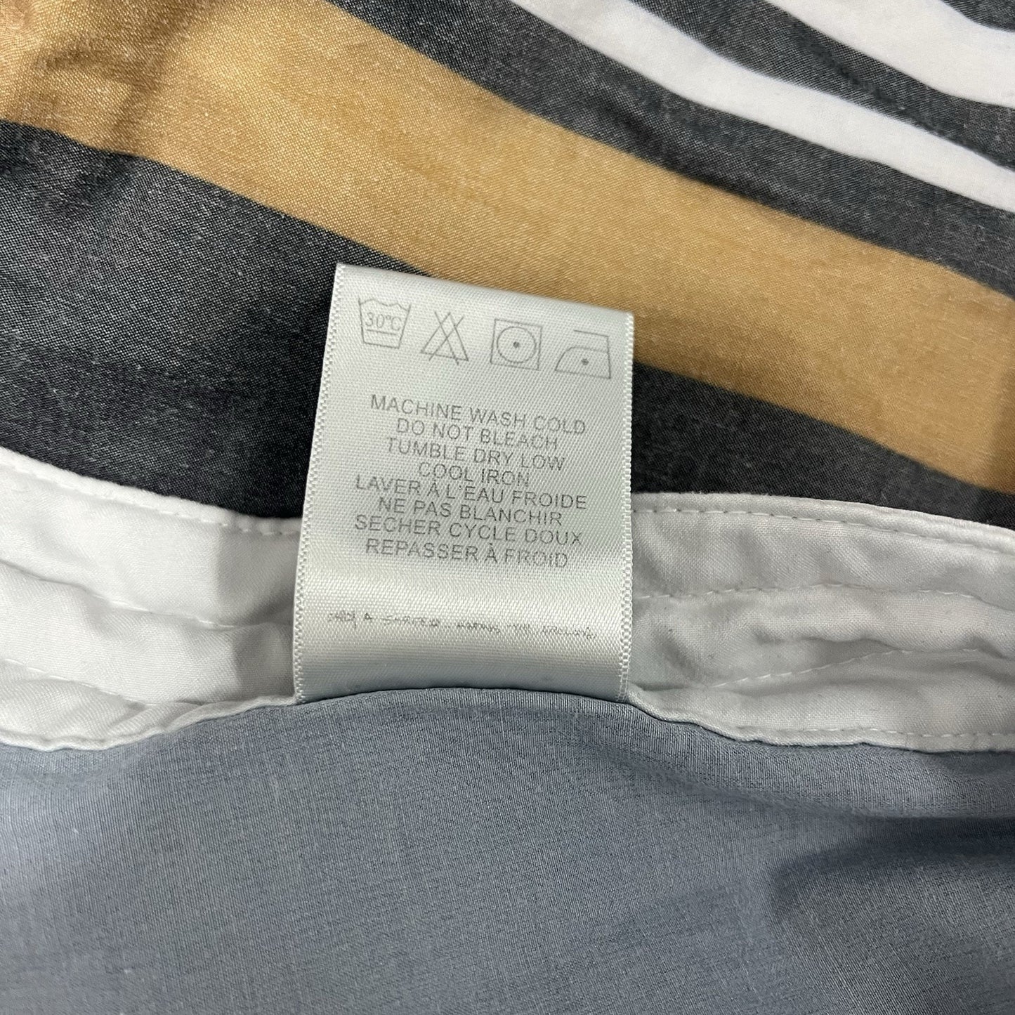 Billabong Grey Striped Boardshorts Swim Shorts Unlined Men’s 36 (36x9)