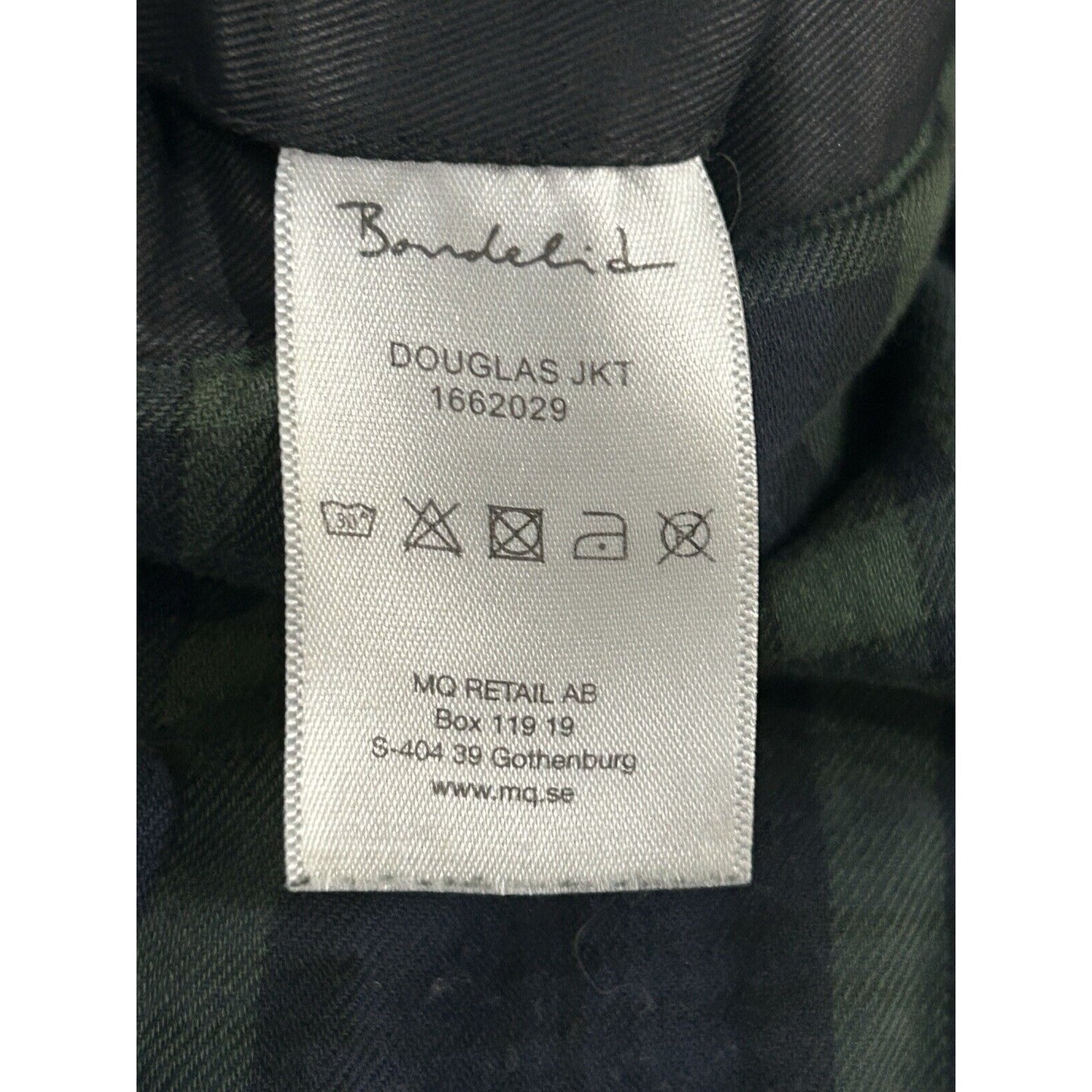 Bondelid Black Long Sleeve Hooded Adjustable Waist Heavy Jacket Size Large L
