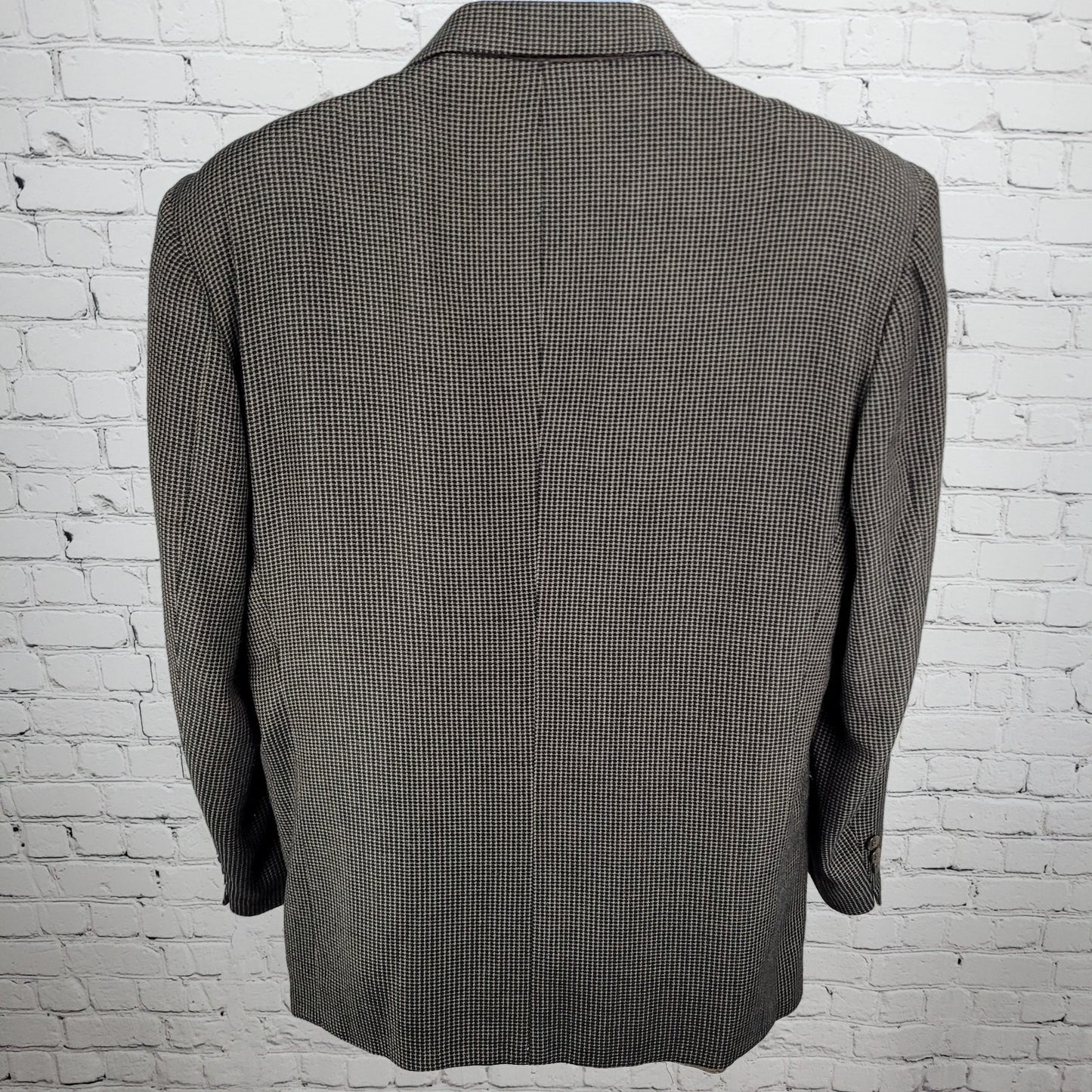 Pierre Balmain Paris Brown 2 Button Ventless Notch Blazer Sport Coat USA 45