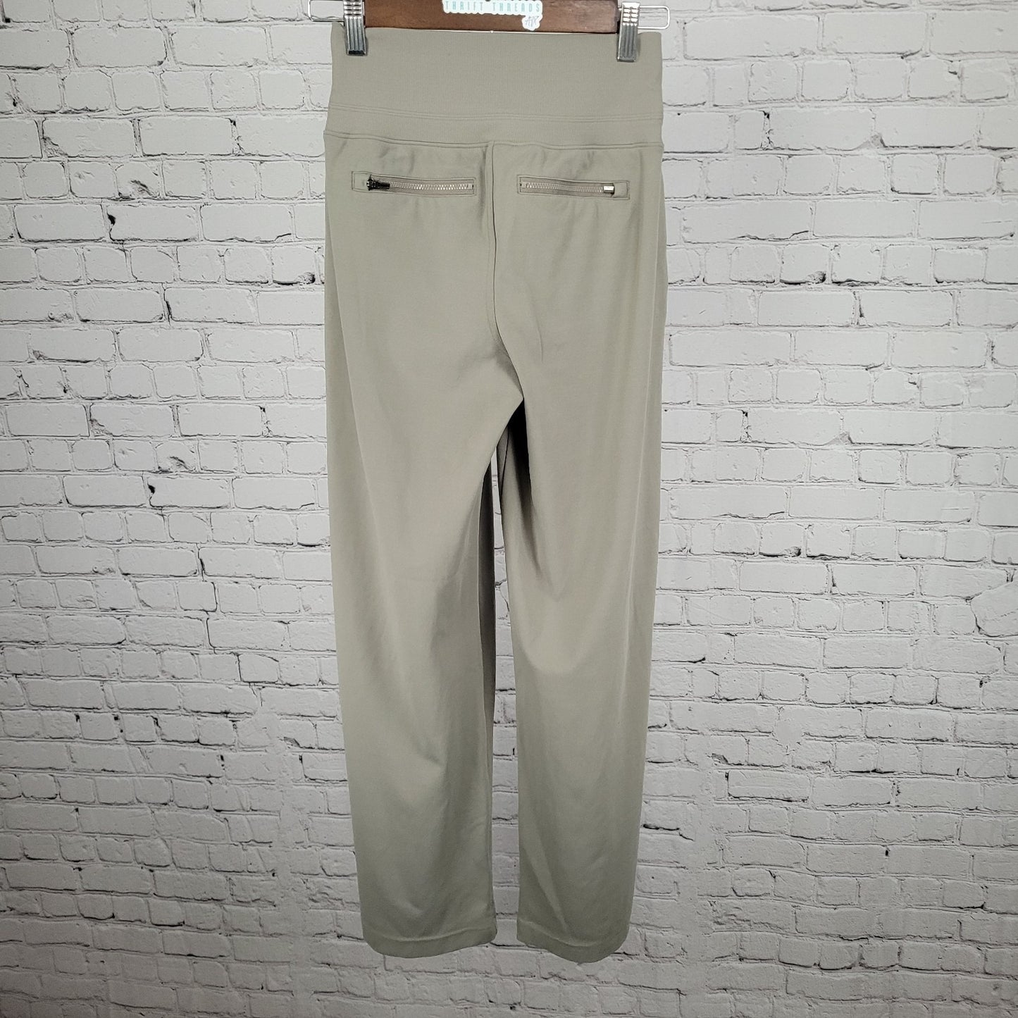 Athleta Grey Venice Wide Leg High Rise Stretch Pull On Pants XXS (22x31)