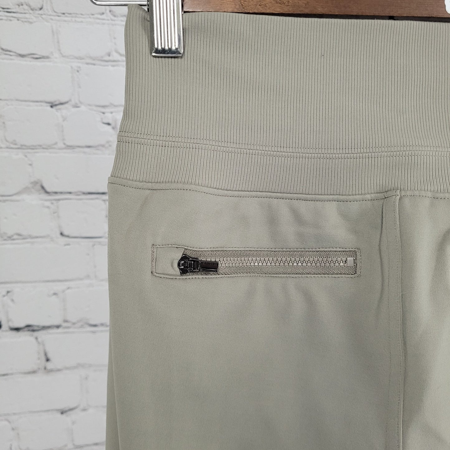 Athleta Grey Venice Wide Leg High Rise Stretch Pull On Pants XXS (22x31)