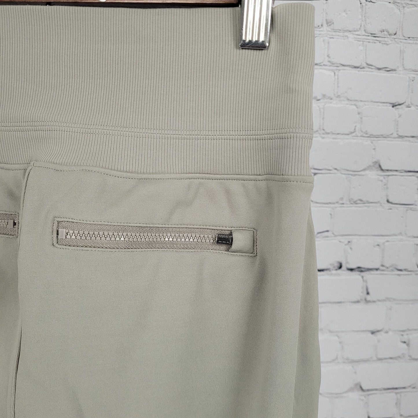 Athleta Grey Venice Wide Leg High Rise Stretch Pull On Pants XXS (22x31)