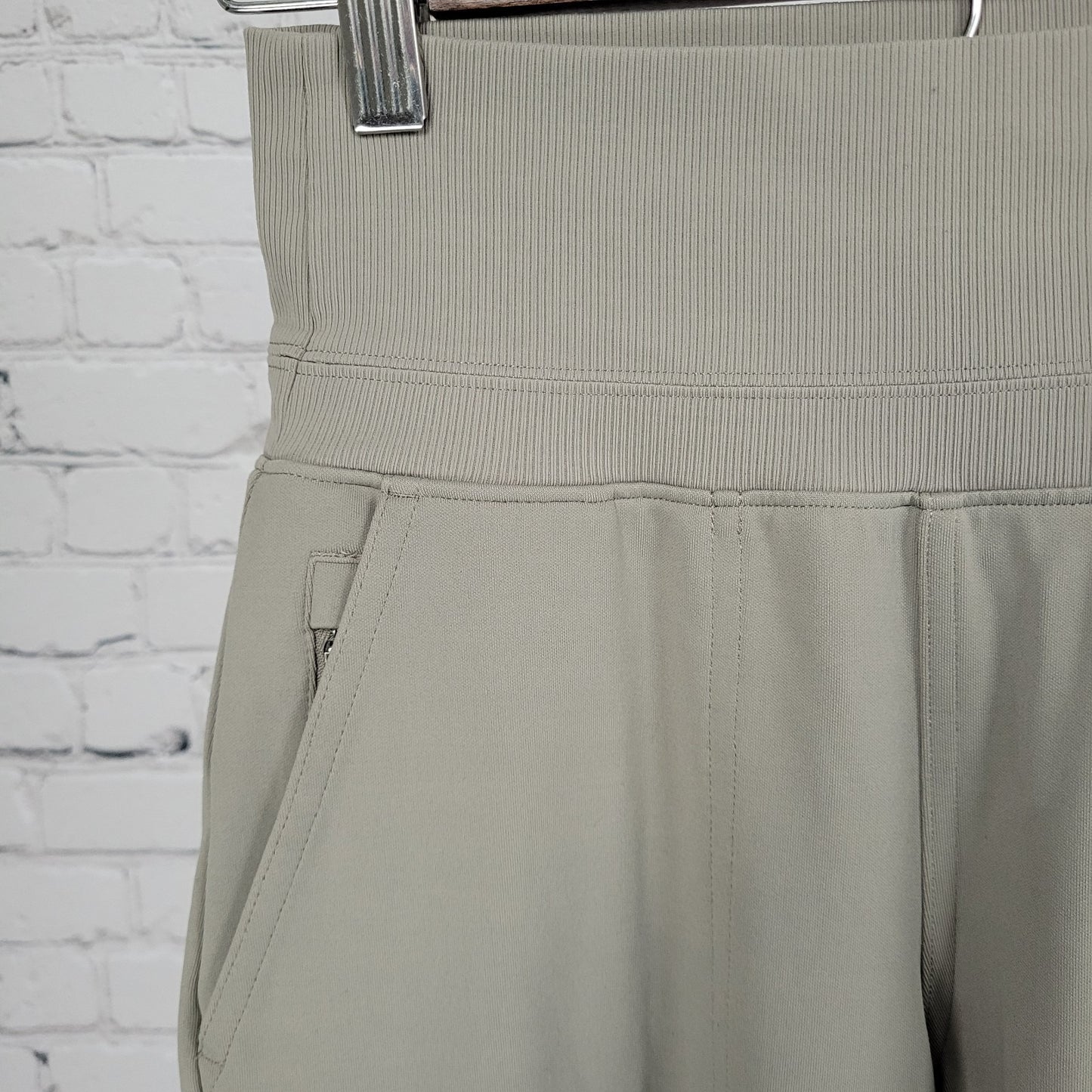 Athleta Grey Venice Wide Leg High Rise Stretch Pull On Pants XXS (22x31)