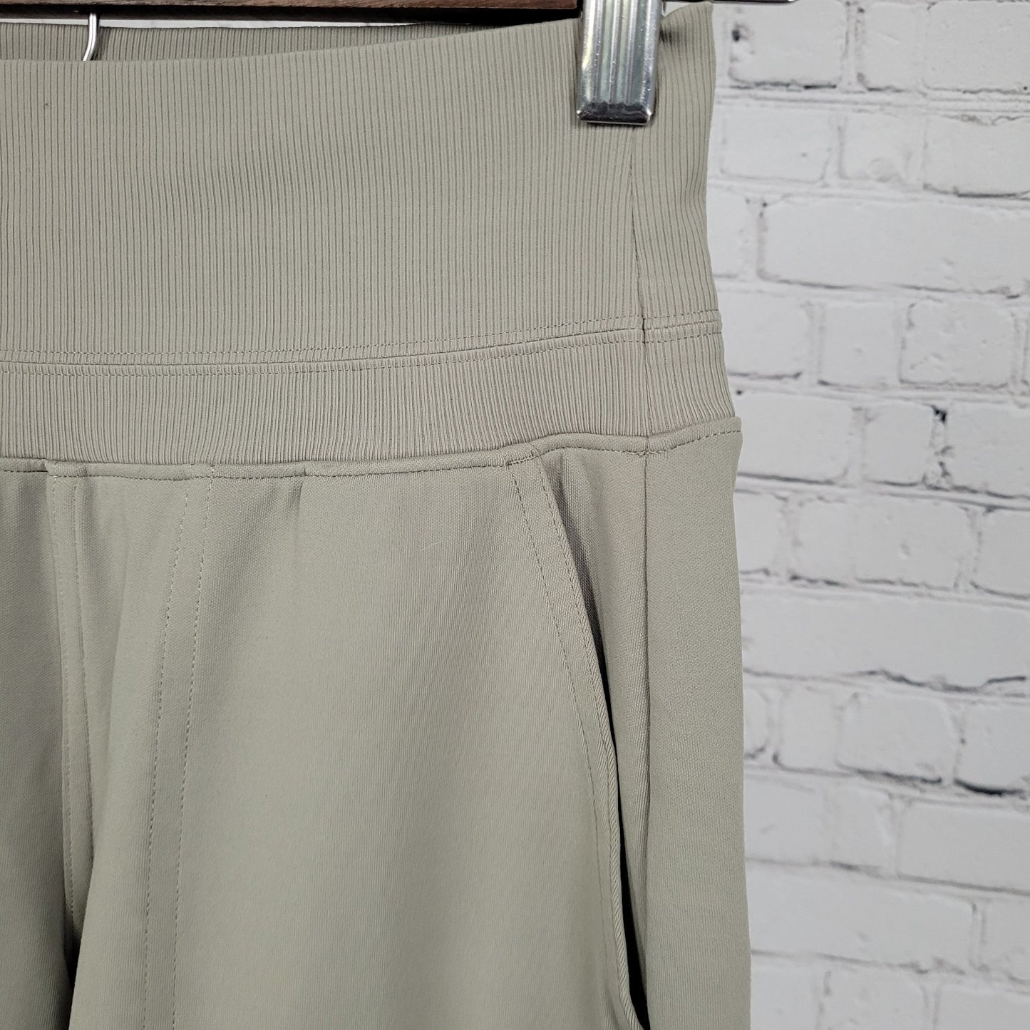 Athleta Grey Venice Wide Leg High Rise Stretch Pull On Pants XXS (22x31)