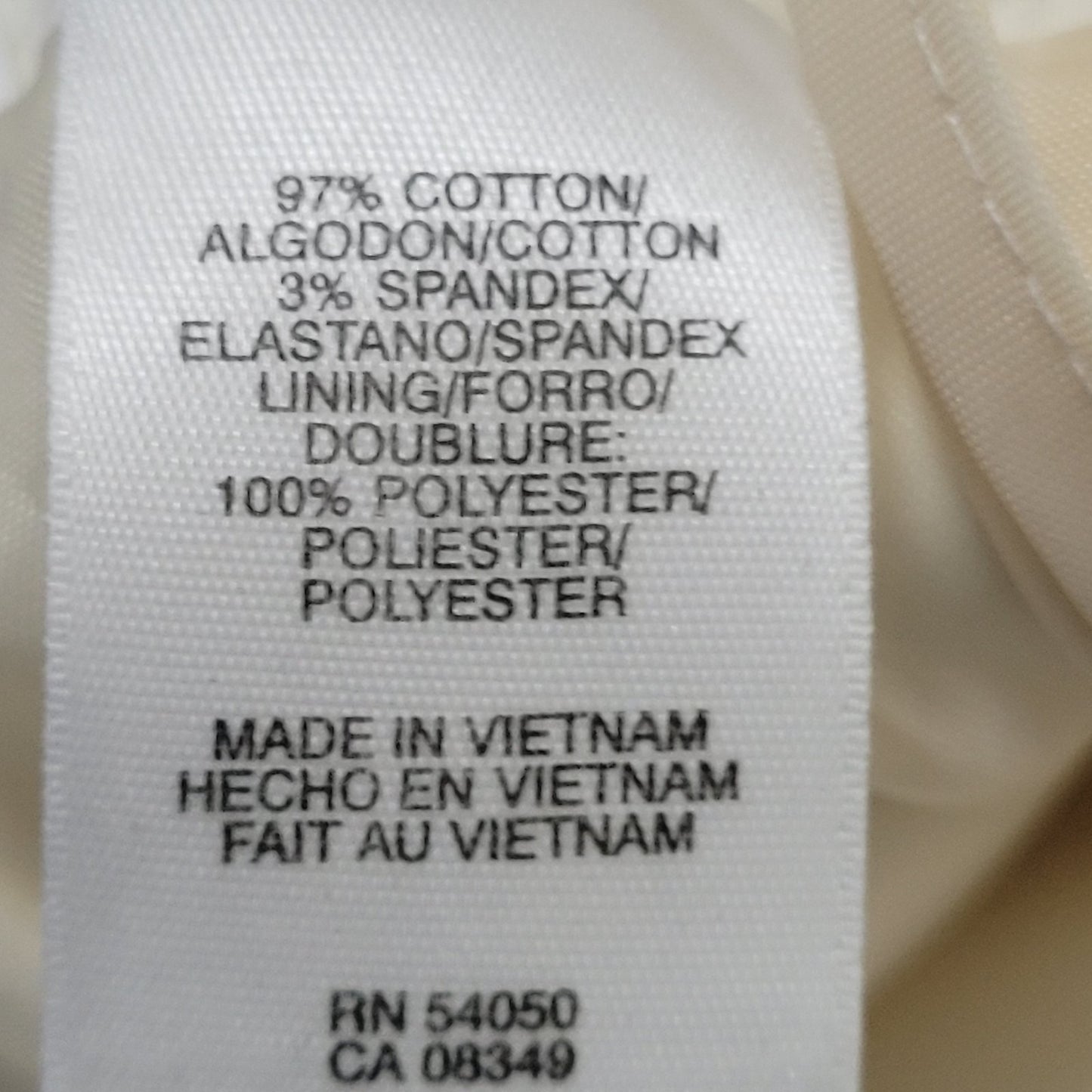 NWT Jones Wear Ivory Cream Stretch Slits Lined Zip Straight Knee Length Skirt 10