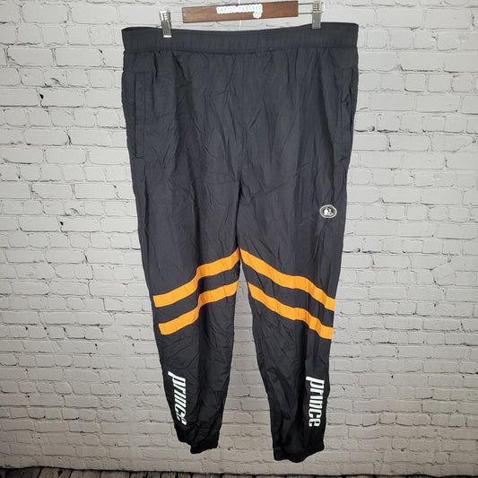 Prince Tito’s Vodka Black Nylon Drawstring Zip Pockets Jogger Pants XXL (38x29)