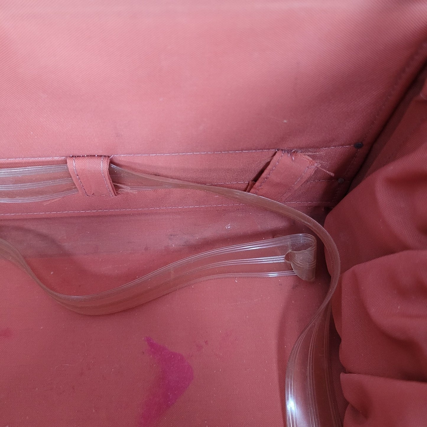 VTG RCC Tan Brown Leather Trim Mid Century Travel Train Case Chest Brass Locks