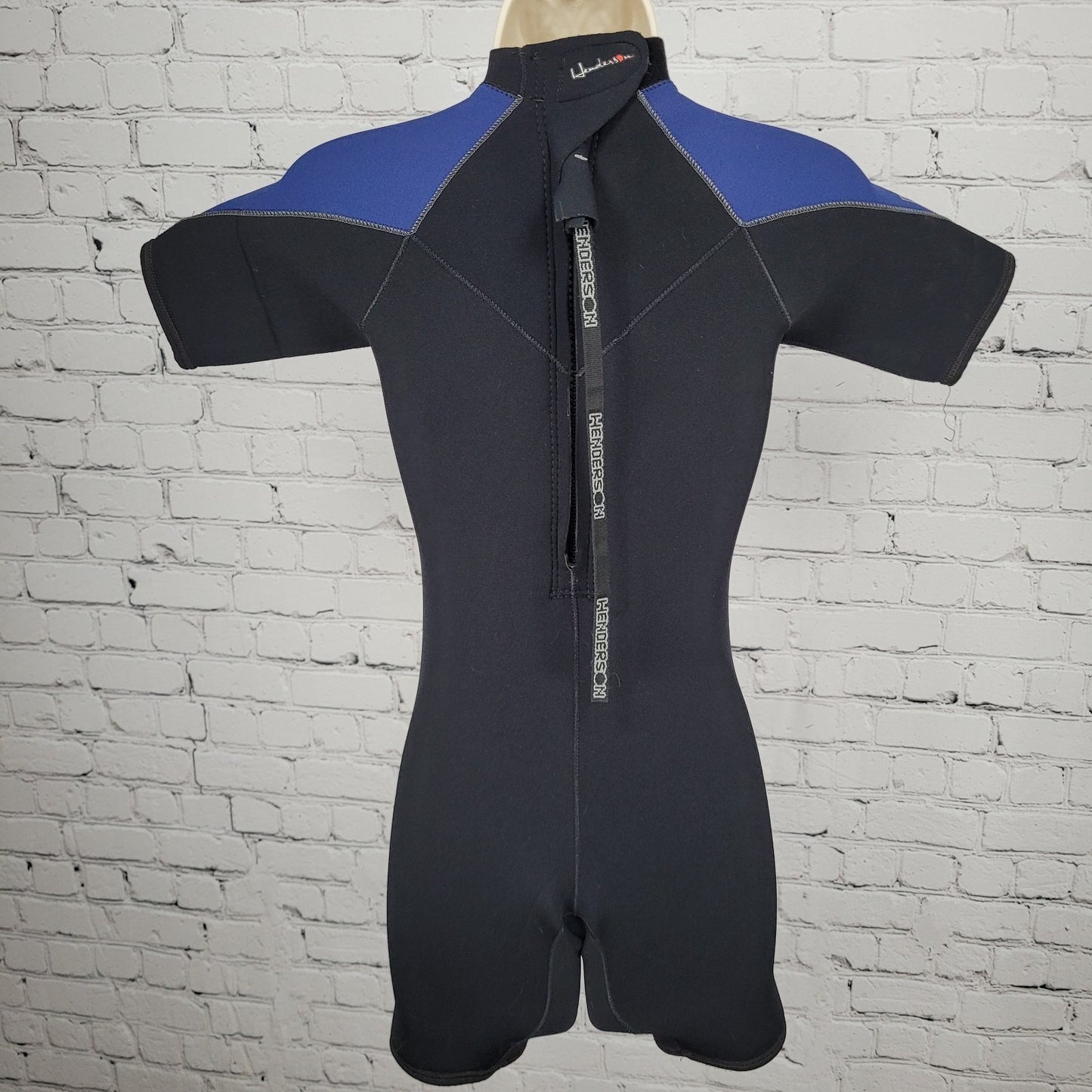 Henderson Divewear Black 3mm Thermoprene Shorty Springsuit A630CB Wetsuit 8