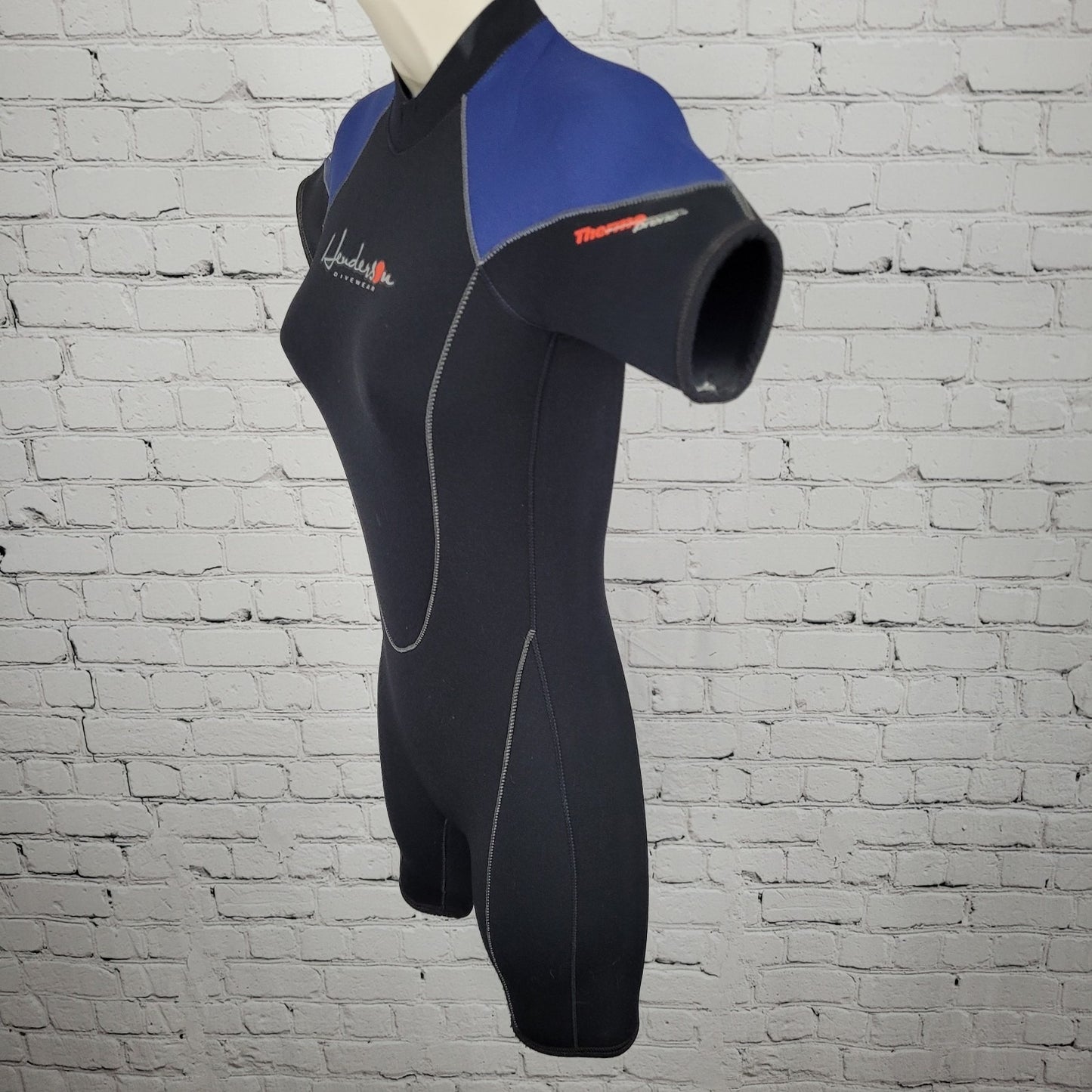 Henderson Divewear Black 3mm Thermoprene Shorty Springsuit A630CB Wetsuit 8