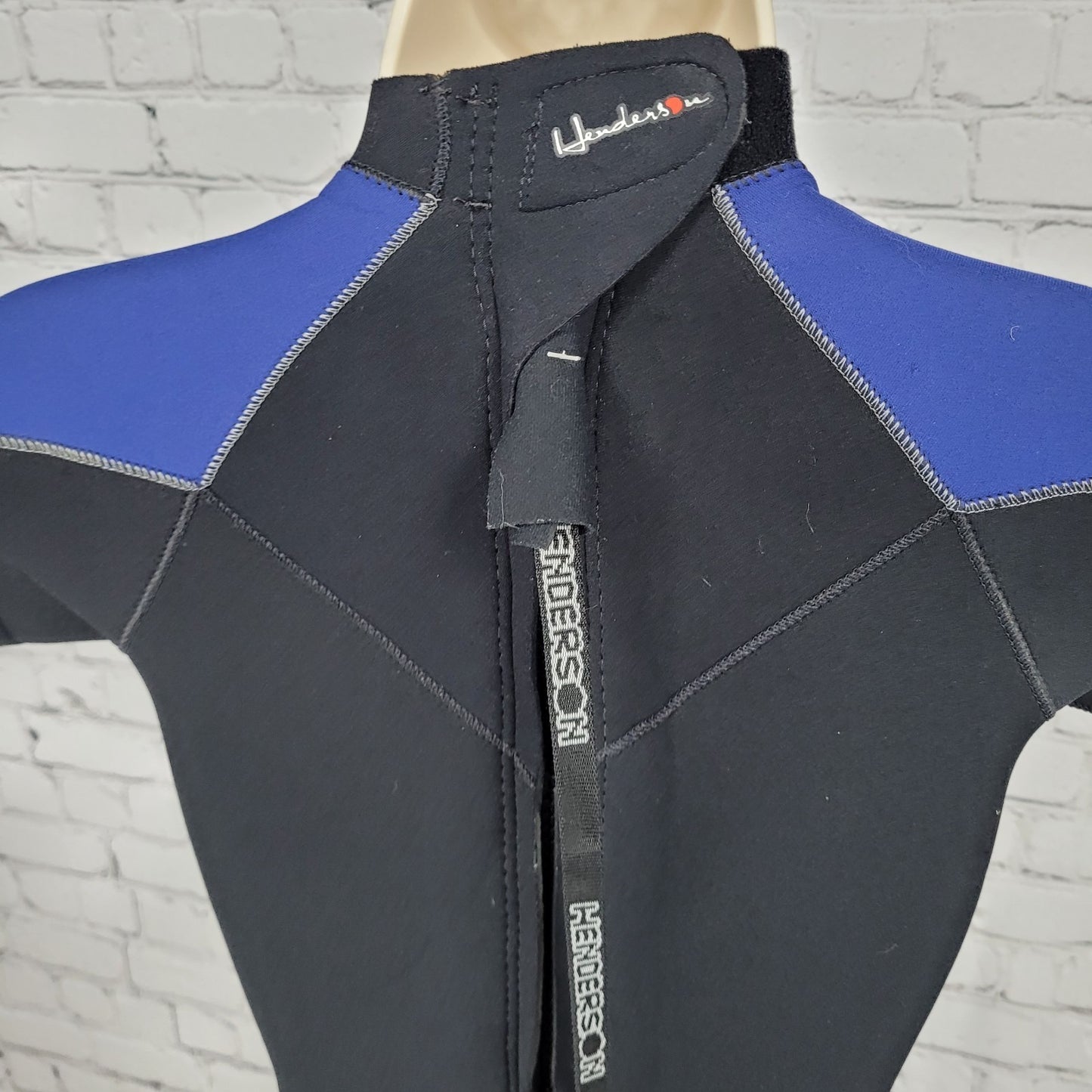 Henderson Divewear Black 3mm Thermoprene Shorty Springsuit A630CB Wetsuit 8