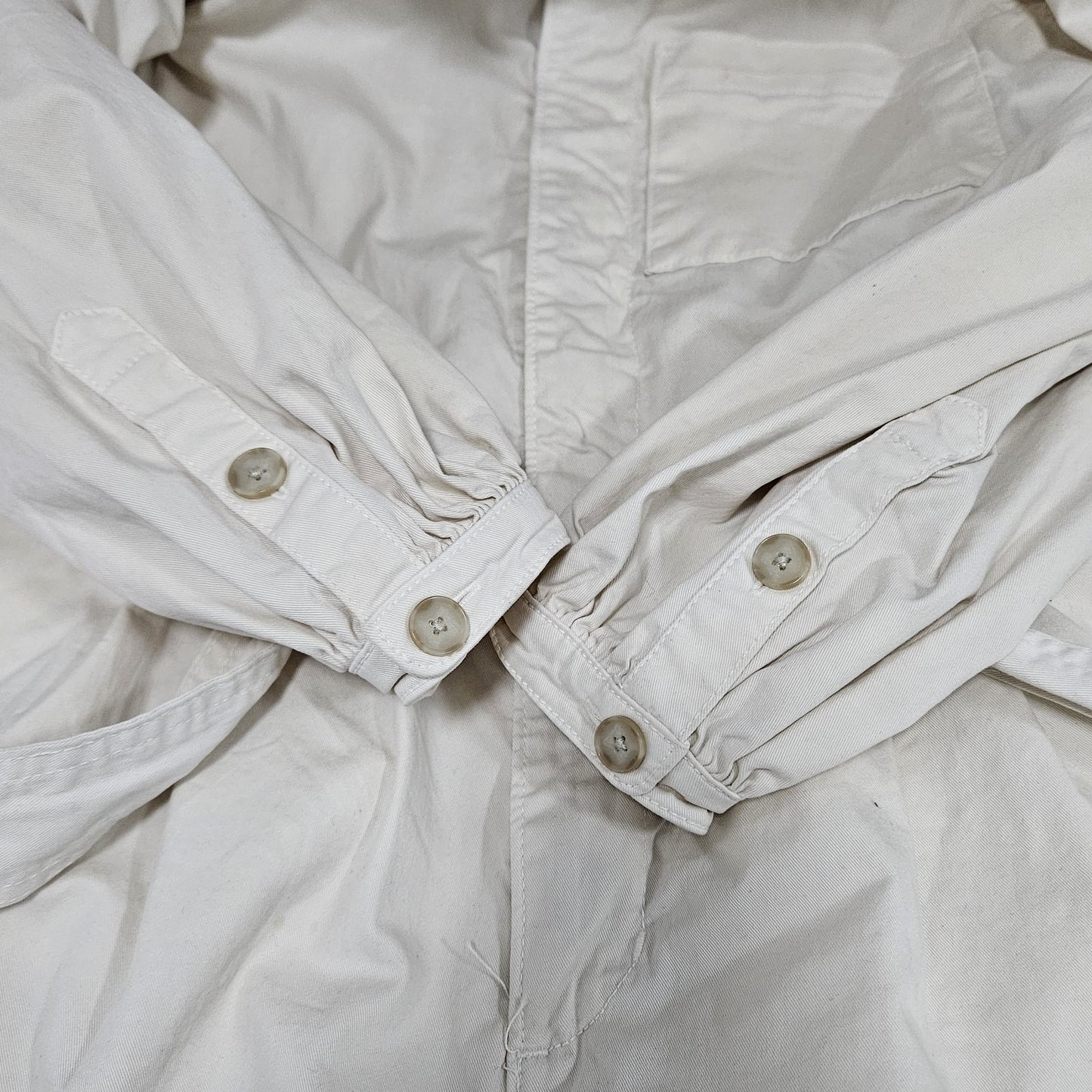 J.CREW Ivory Long Sleeve Zip Belted  Pleated One Piece Jumper Coveralls 0