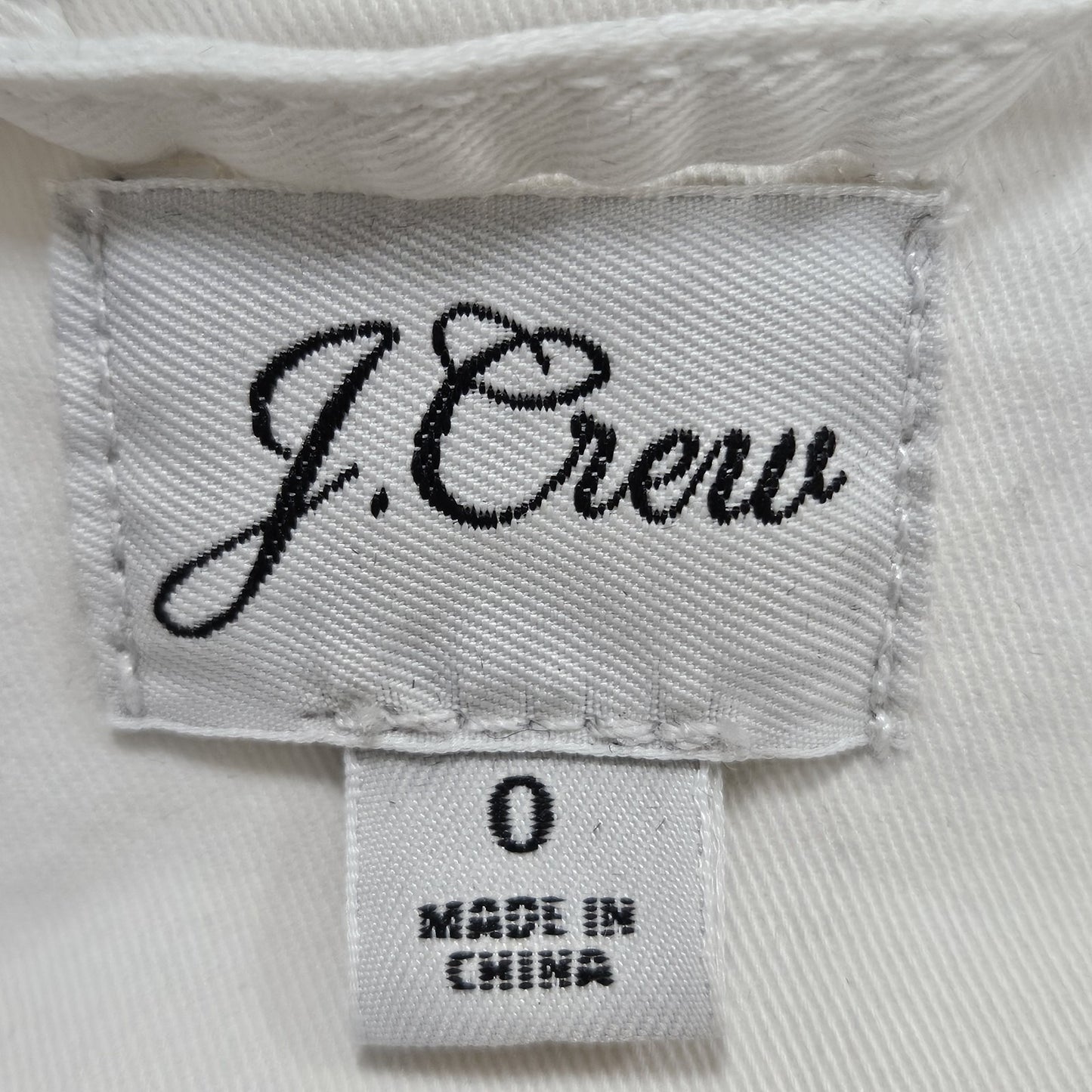 J.CREW Ivory Long Sleeve Zip Belted  Pleated One Piece Jumper Coveralls 0