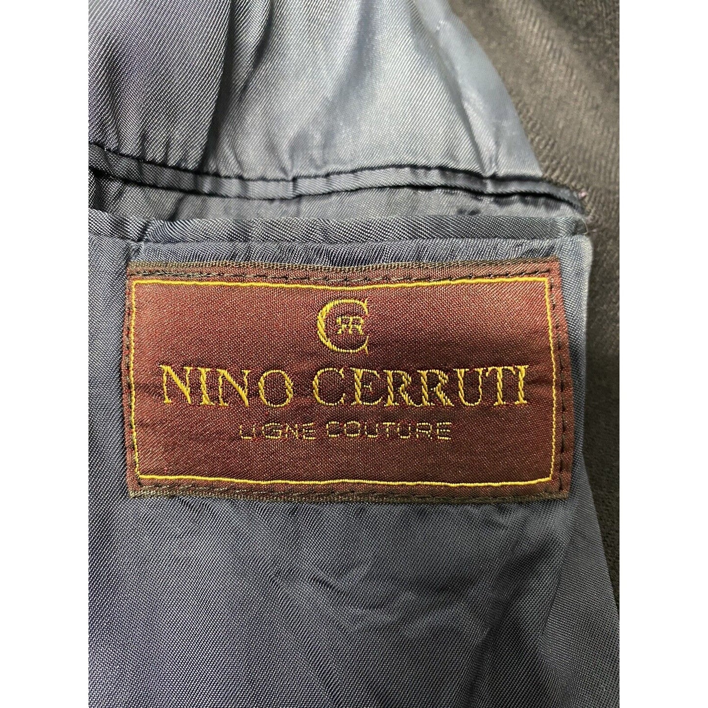 Nino Cerruti Nieman Marcus Two Button Very Dark Blue Blazer Jacket 38R *READ*