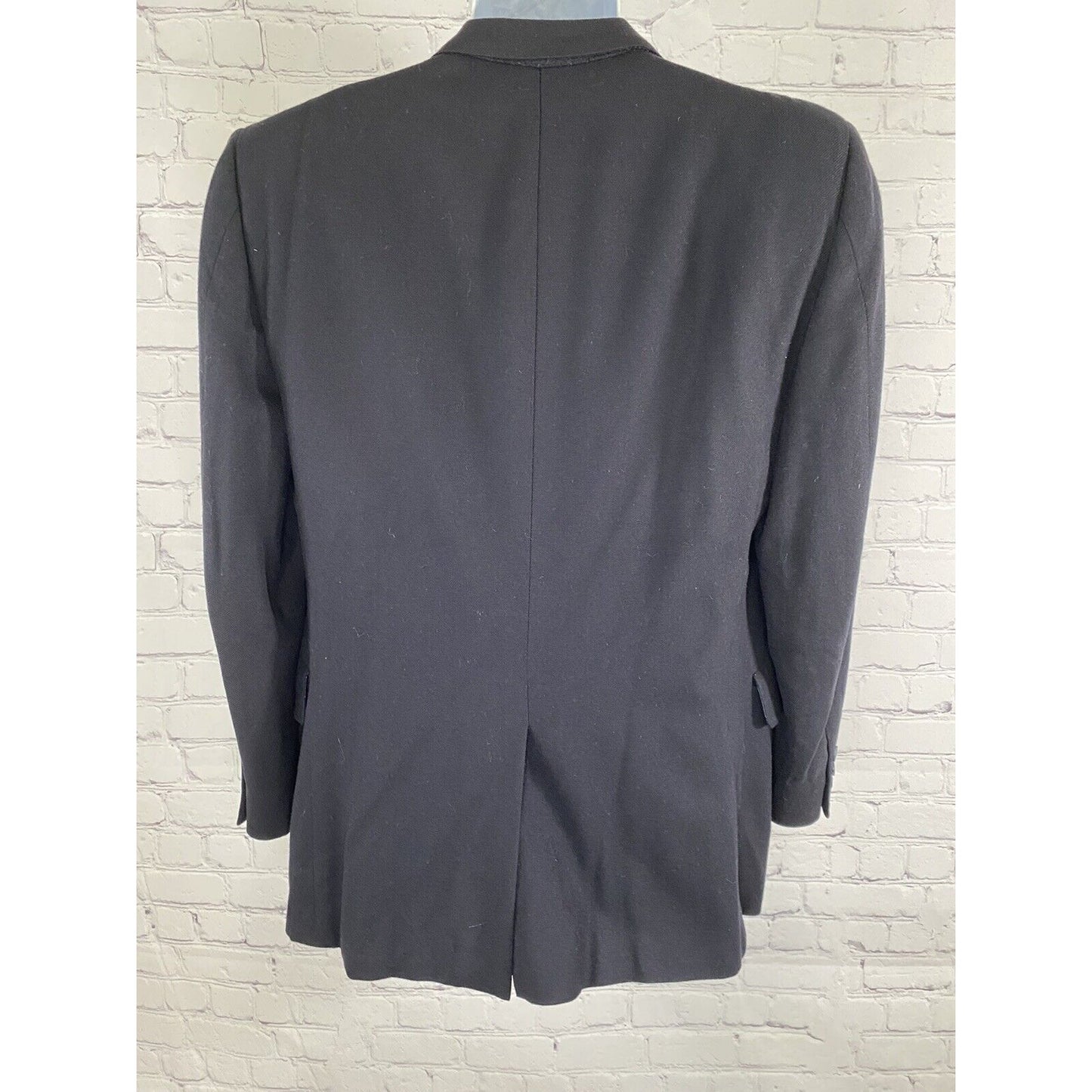 Nino Cerruti Nieman Marcus Two Button Very Dark Blue Blazer Jacket 38R *READ*