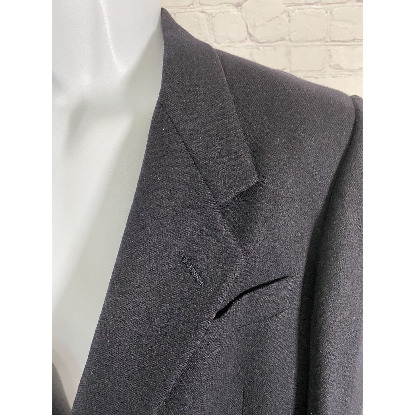 Nino Cerruti Nieman Marcus Two Button Very Dark Blue Blazer Jacket 38R *READ*