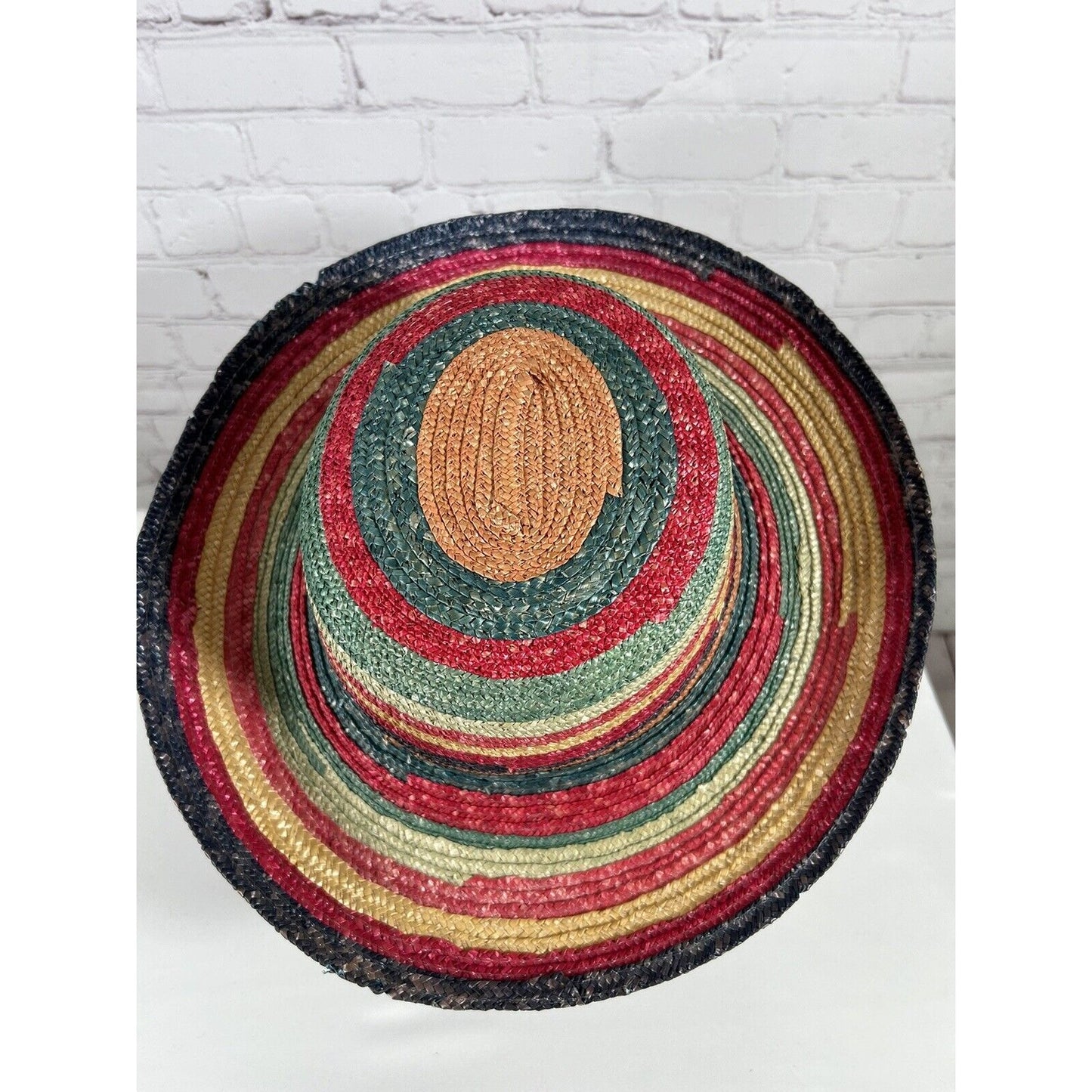 The Scala Collection Rainbow Rolled Brim Women’s Sun Hat S Small
