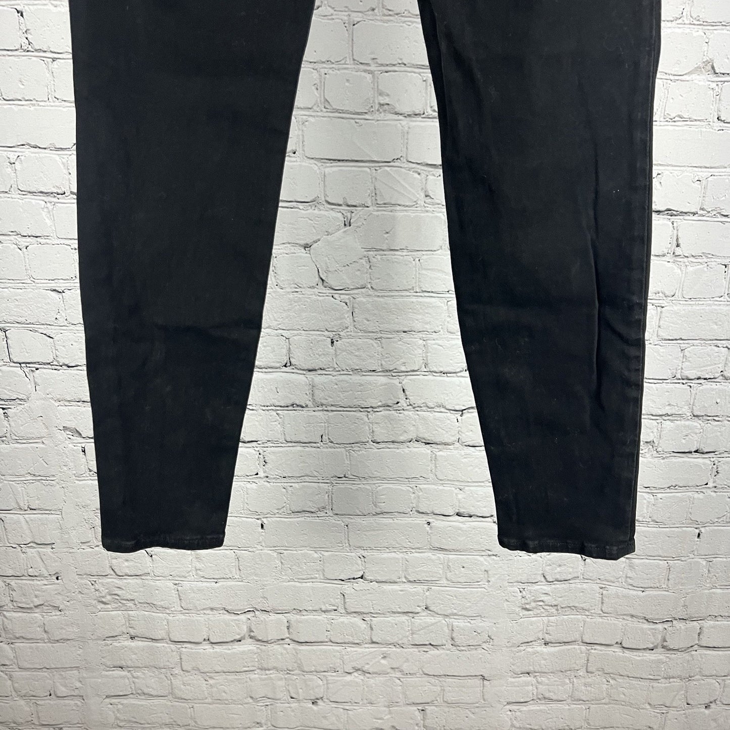Madewell Black Denim Skinny Skinny Ankle High Riser Stretch Jeans 28 (30x28)