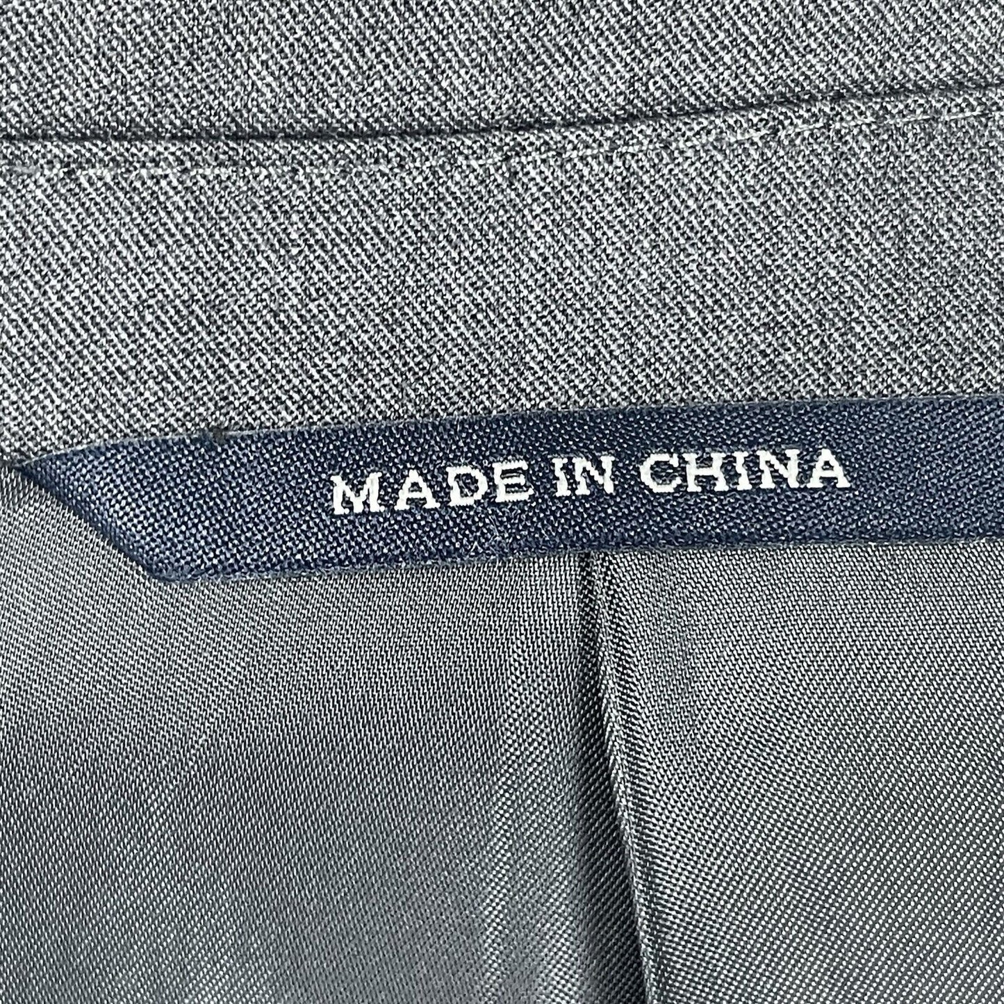 Ralph Lauren Grey 100% Wool Blazer Sports Jacket 2 Button Vented Notch Size 40L