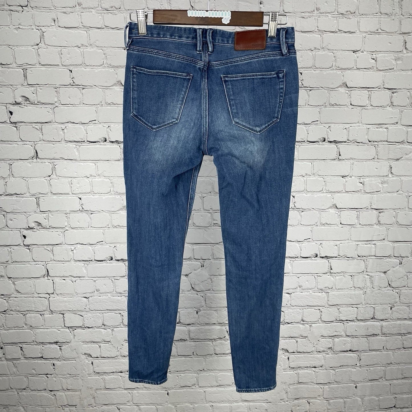 Madewell Blue Denim Skinny Skinny Ankle Low Rise Jeans Size 25 (26x27)