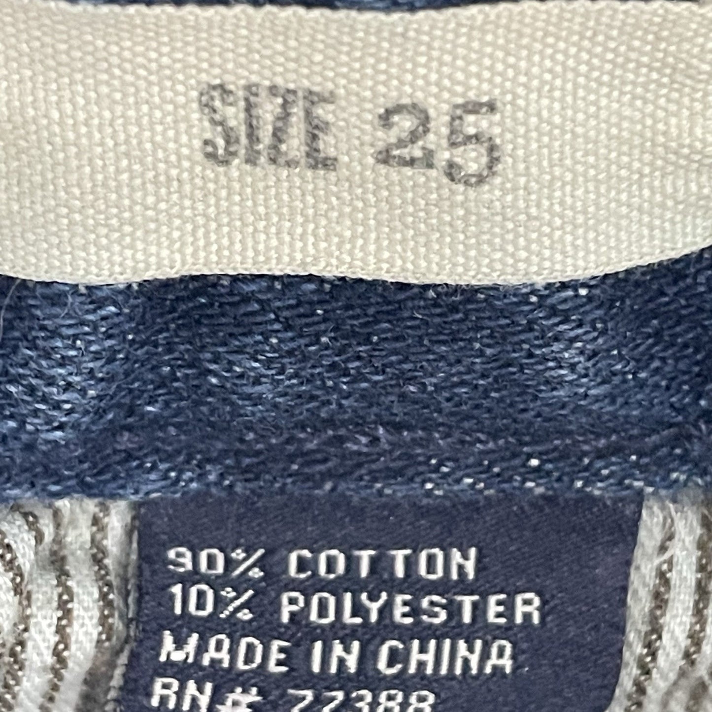 Madewell Blue Denim Skinny Skinny Ankle Low Rise Jeans Size 25 (26x27)