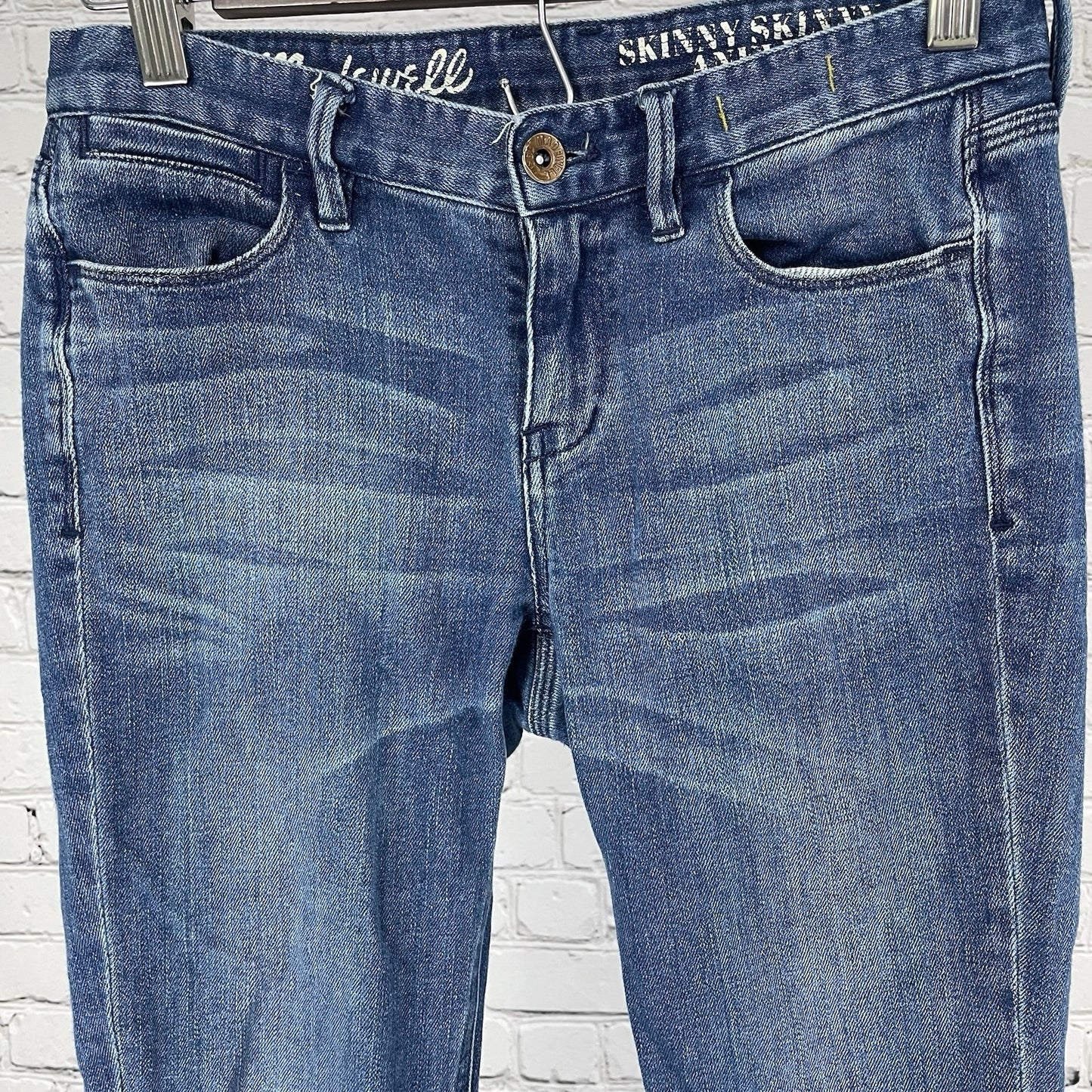 Madewell Blue Denim Skinny Skinny Ankle Low Rise Jeans Size 25 (26x27)