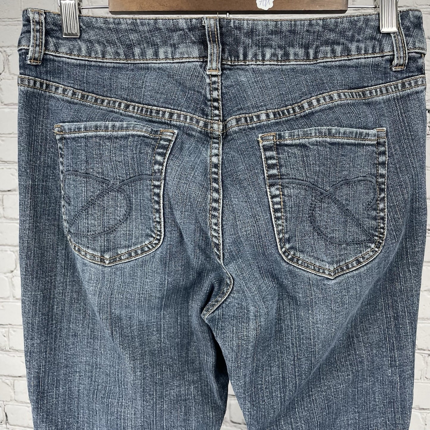Chico’s Platinum Blue Denim Mid Rise Medium Wash Jeans Size 0.5 US 6 (30x30)