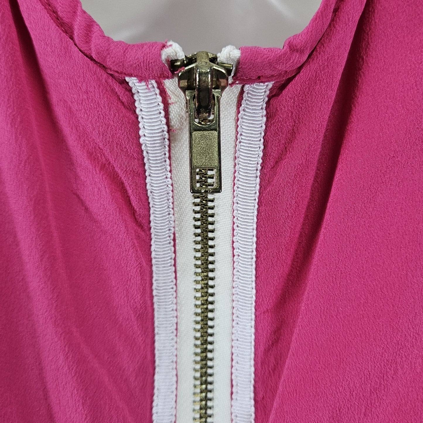 Walter Pink 100% Silk Strappy Crossback Lightweight Silk Lined Mini Dress 4