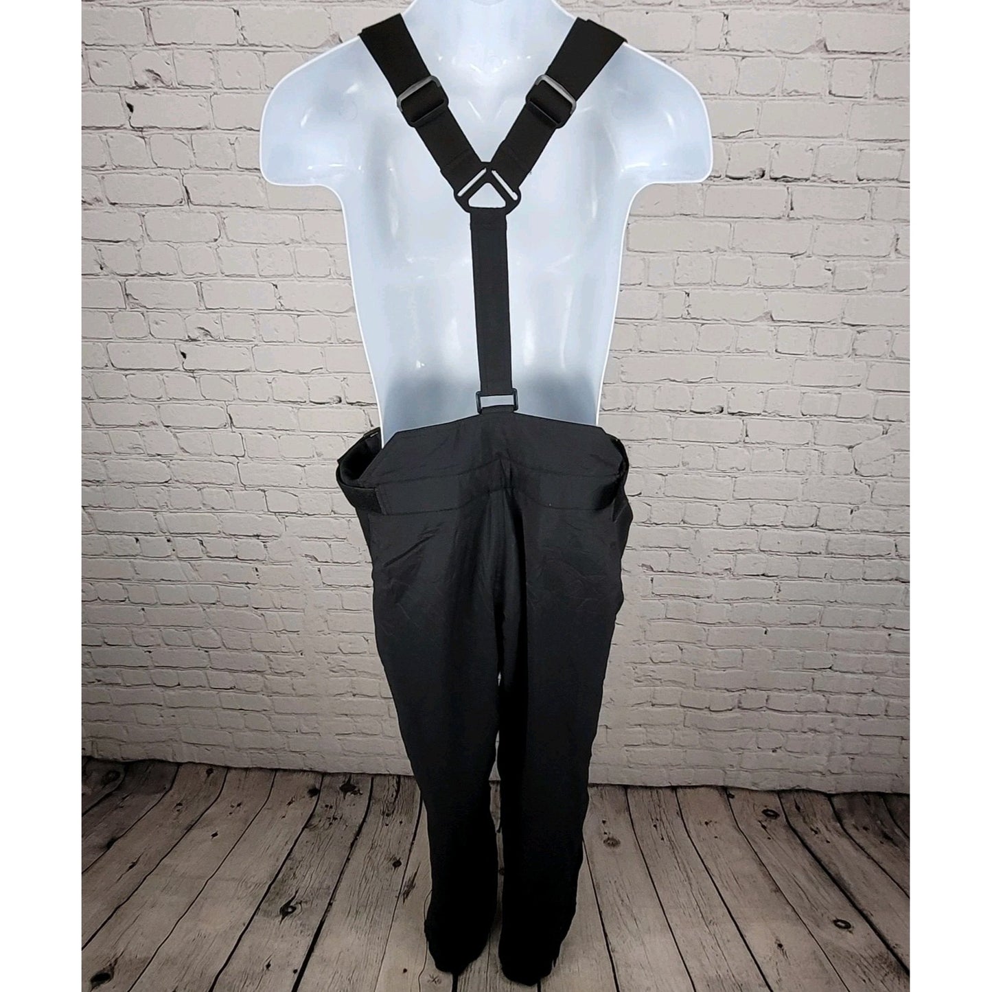 Pacific Trail Black Performance Outwear Ski Bib Overalls Pants Size Large L